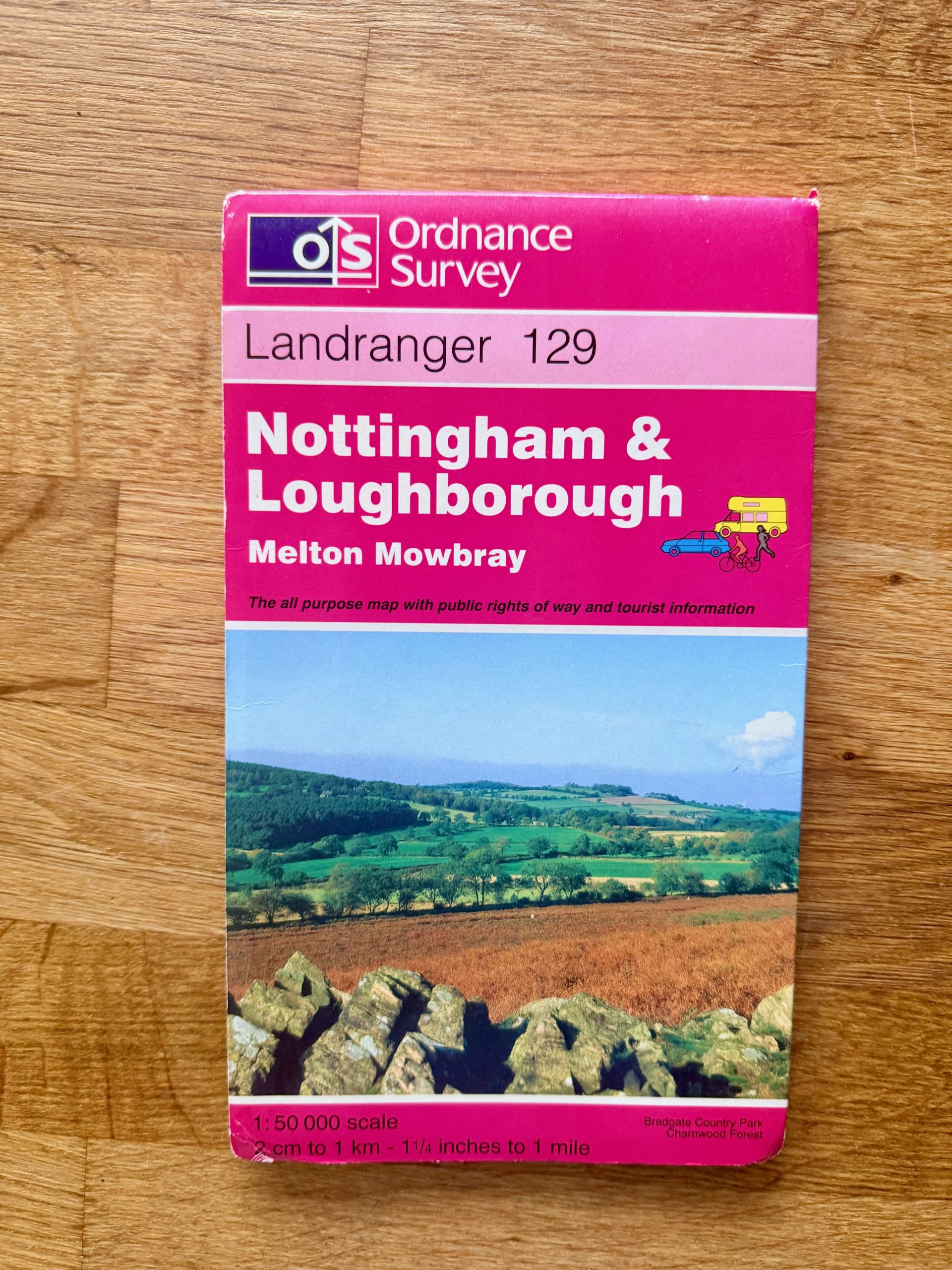 Ordnance Survey Pink Peterborough Landranger Map Sheet 142 image 4