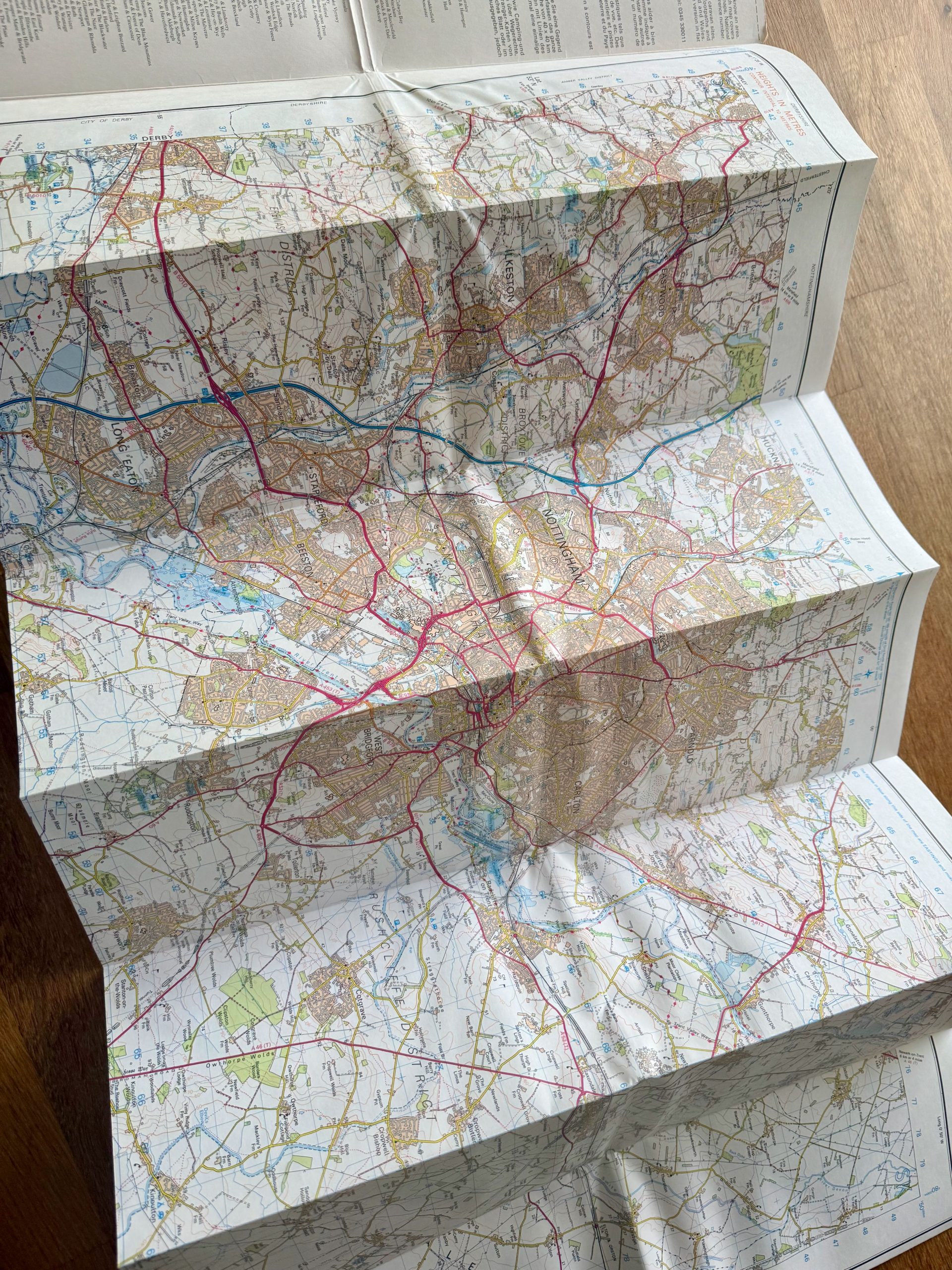 Ordnance Survey Nottingham & Loughborough Landranger Map 129 image 3