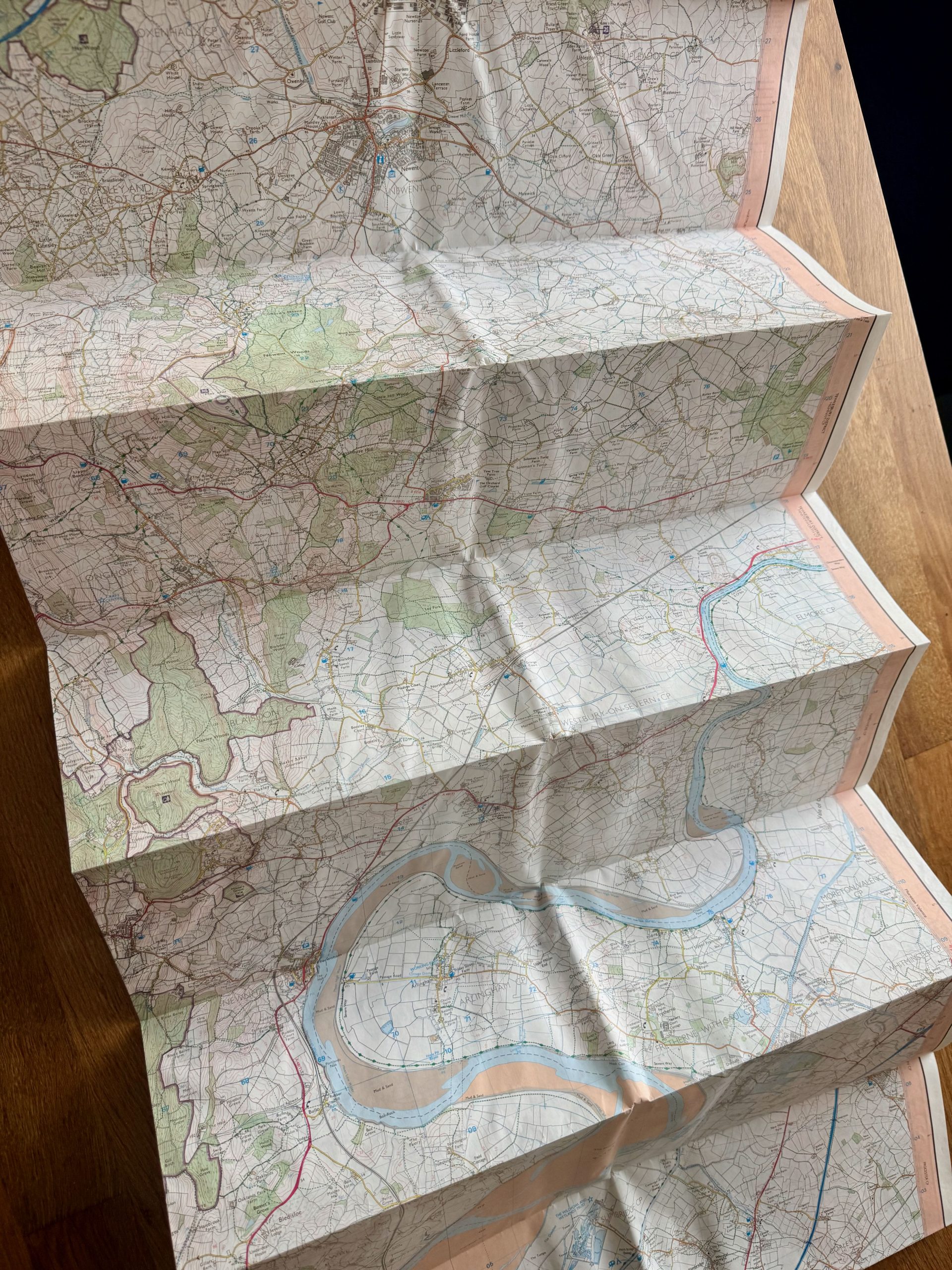 Ordnance Survey Orange Explorer OL14 Wye Valley & Forest Map image 3