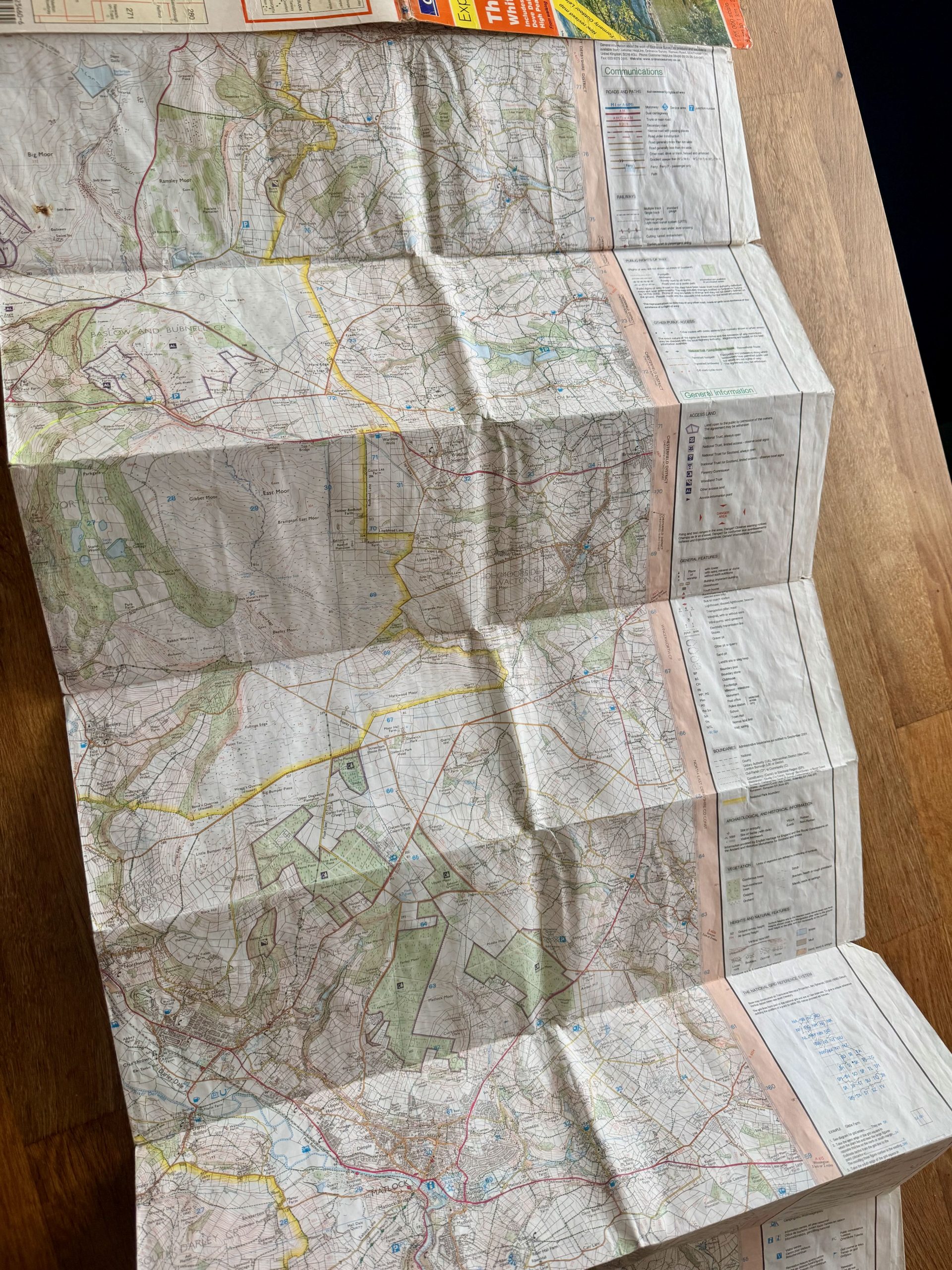 Ordnance Survey Peak District OL24 Map image 3