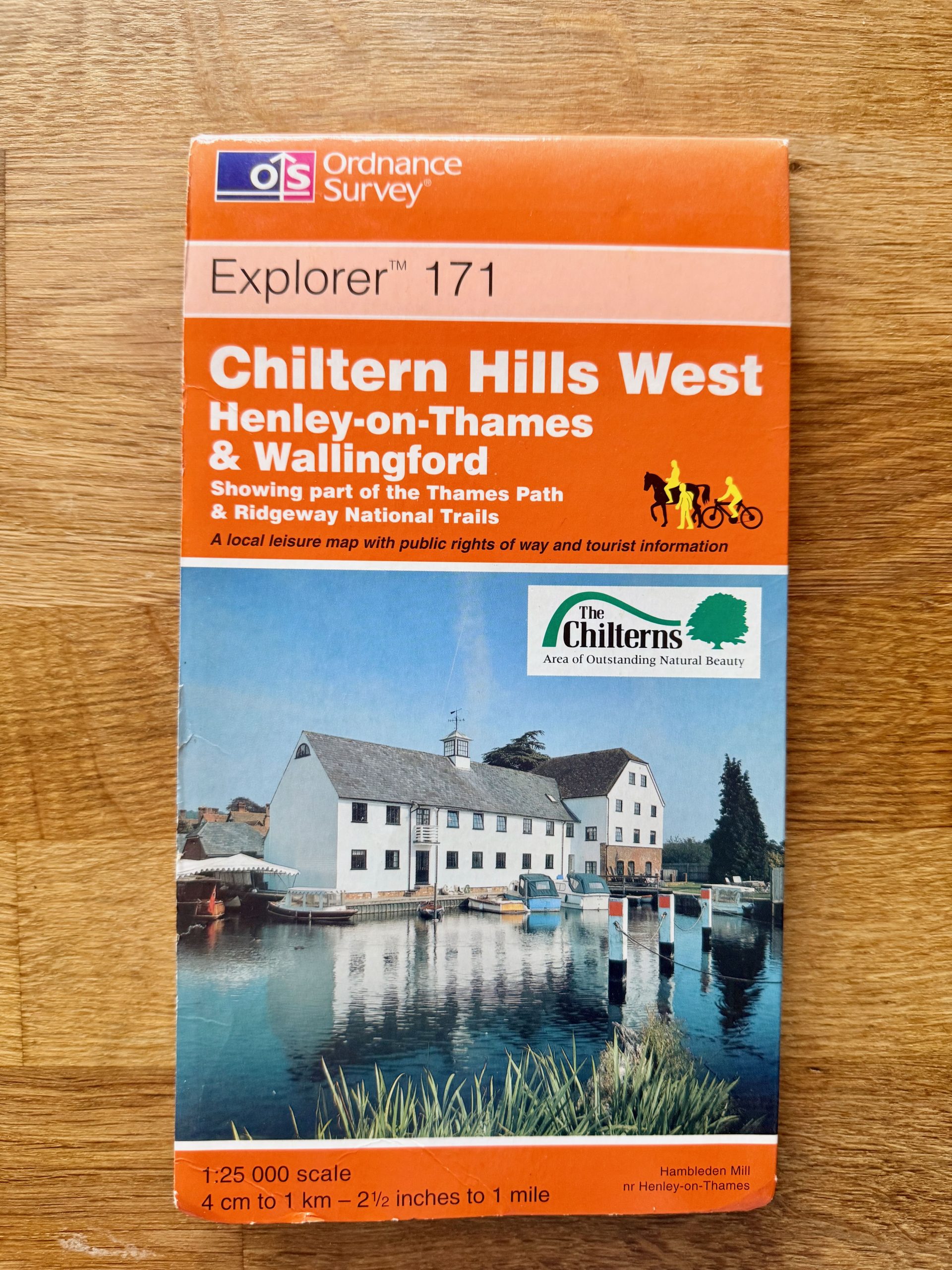Ordnance Survey Explorer 171 Chiltern Hills West Leisure Map