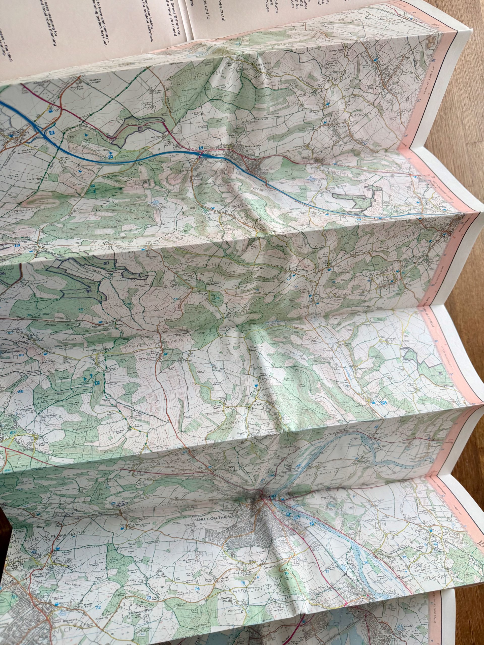 Ordnance Survey Explorer 171 Chiltern Hills West Leisure Map image 3