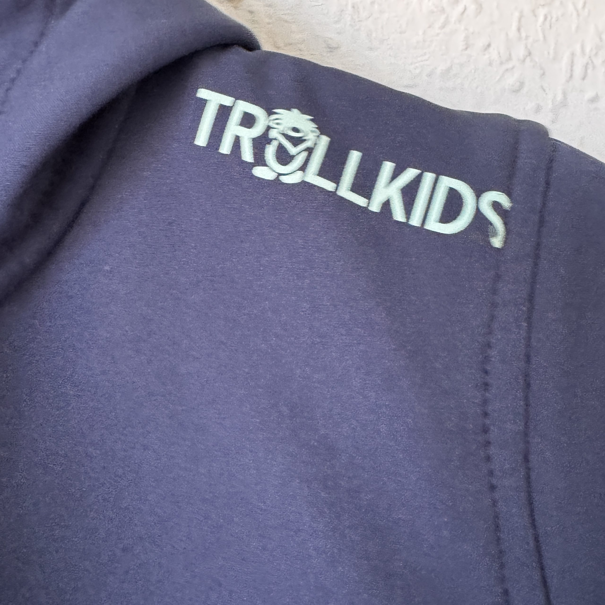 Trollkids Navy Softshell Kids Jacket Size 134-140 cm with Hood 2344 image 7