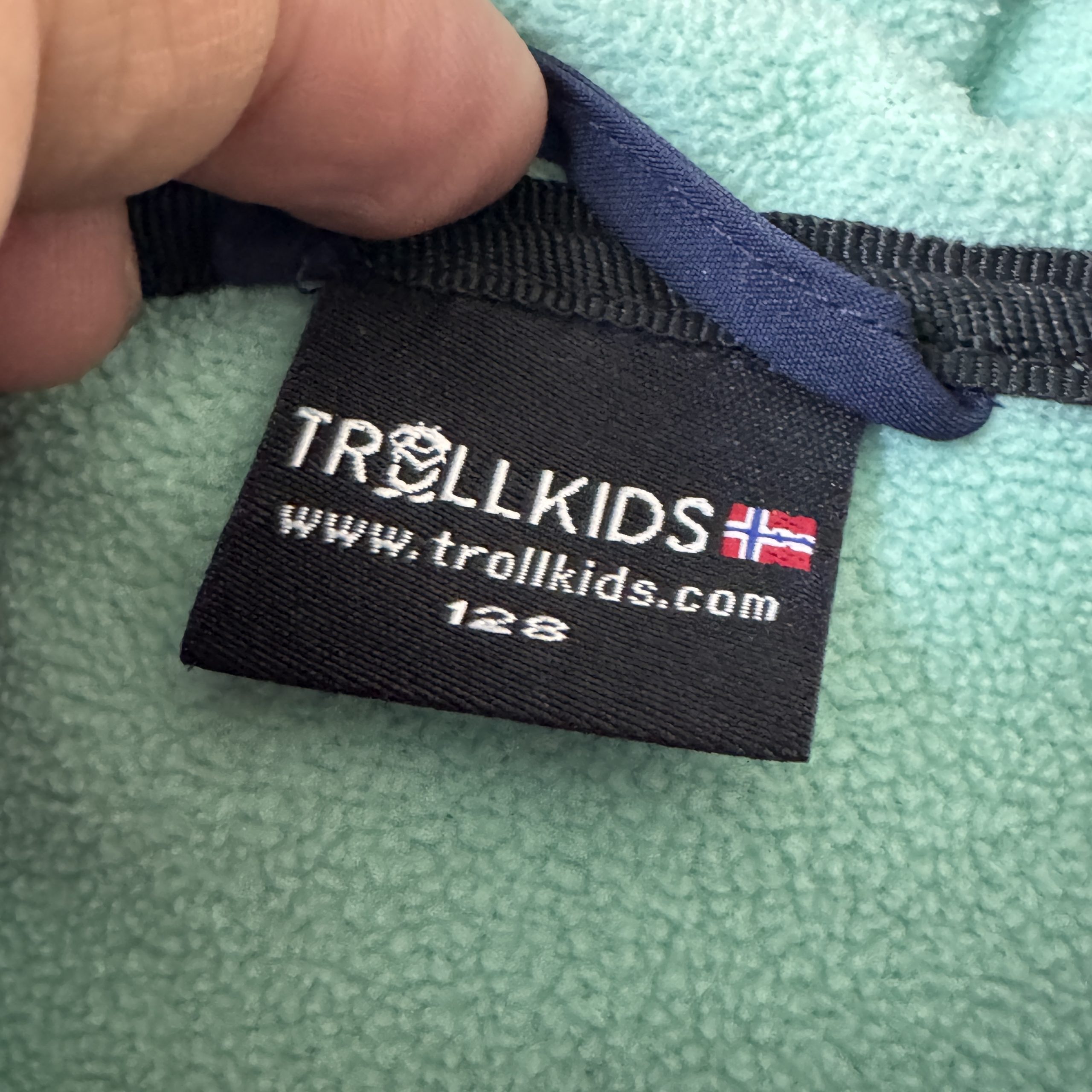Trollkids Navy Softshell Kids Jacket Size 134-140 cm with Hood 2344 image 8