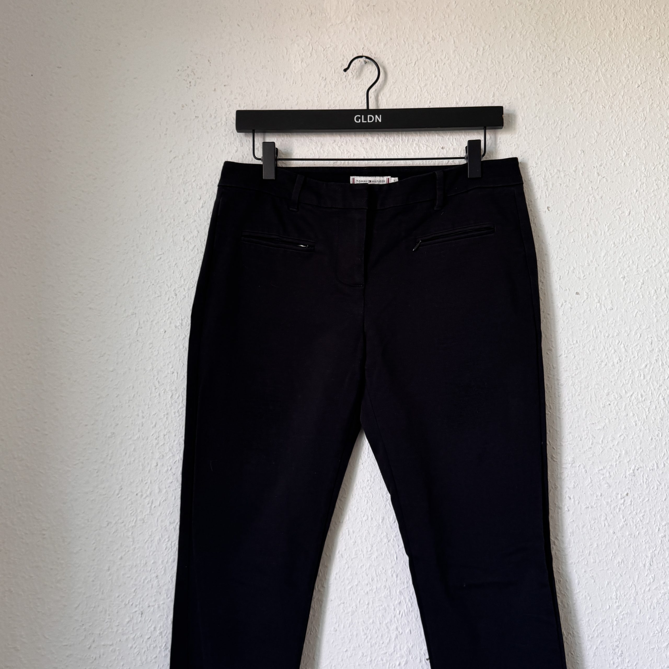 Maison Scotch Black Slim Trousers UK 12 with Zipper Pockets 2345 image 3