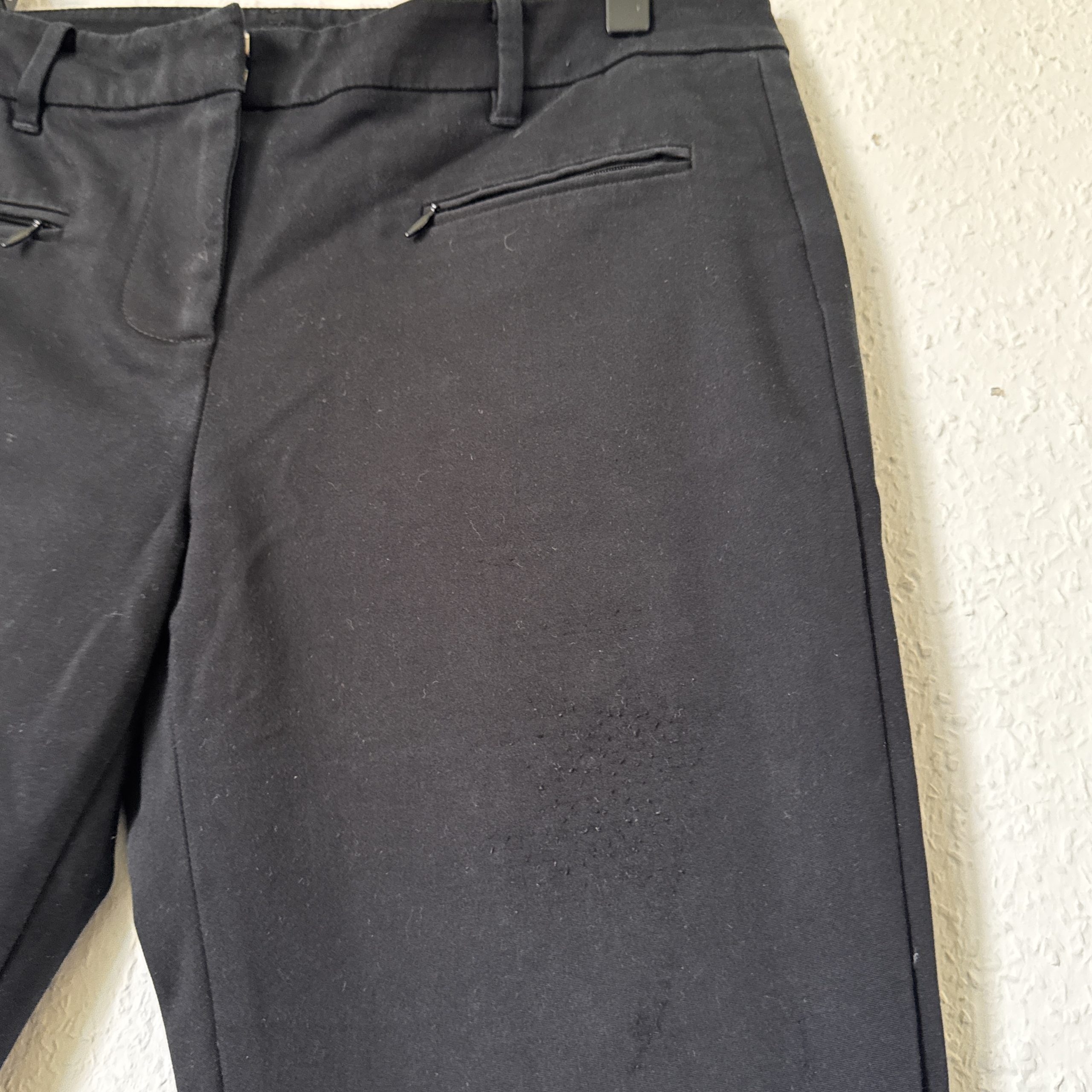 Maison Scotch Black Slim Trousers UK 12 with Zipper Pockets 2345 image 9