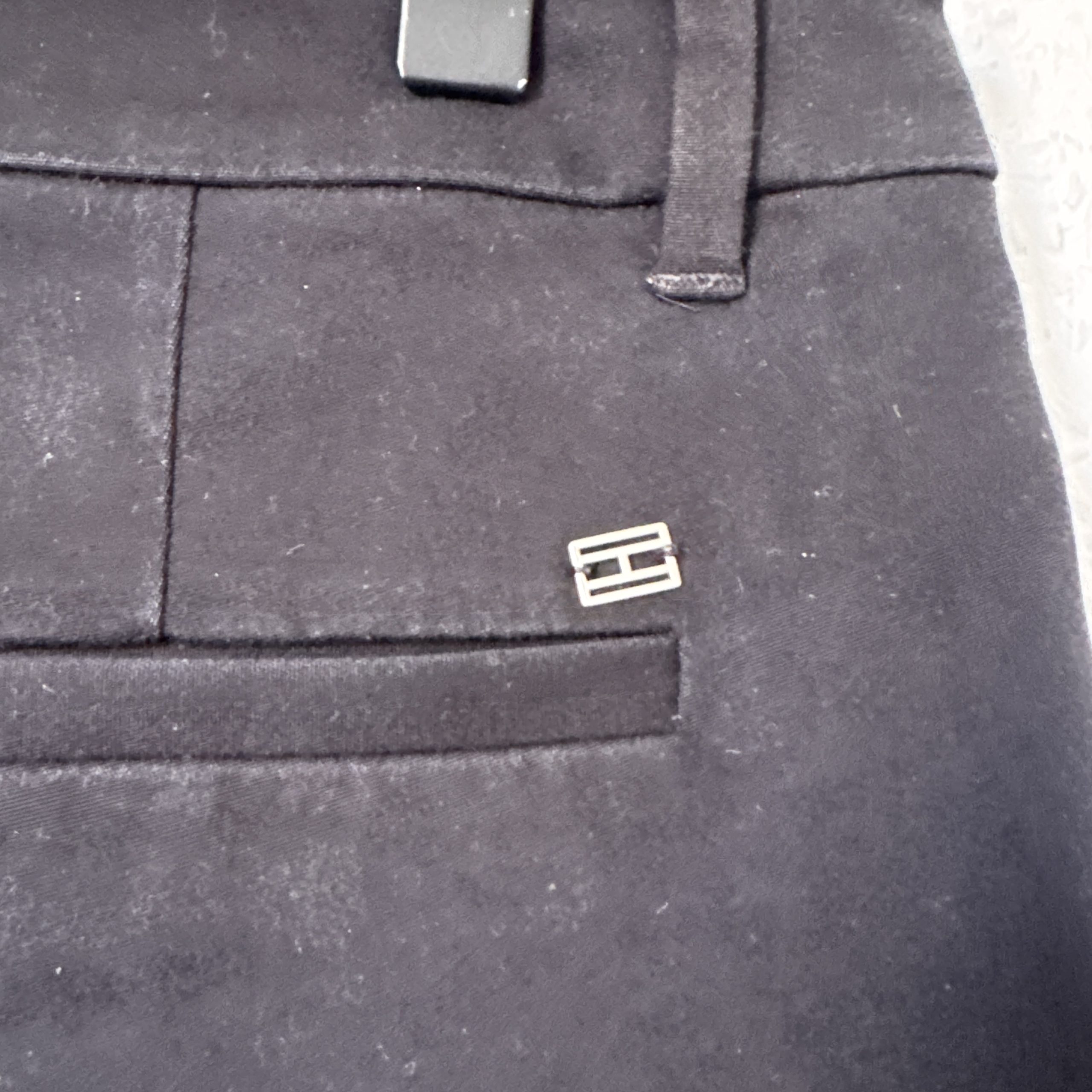 Maison Scotch Black Slim Trousers UK 12 with Zipper Pockets 2345 image 10