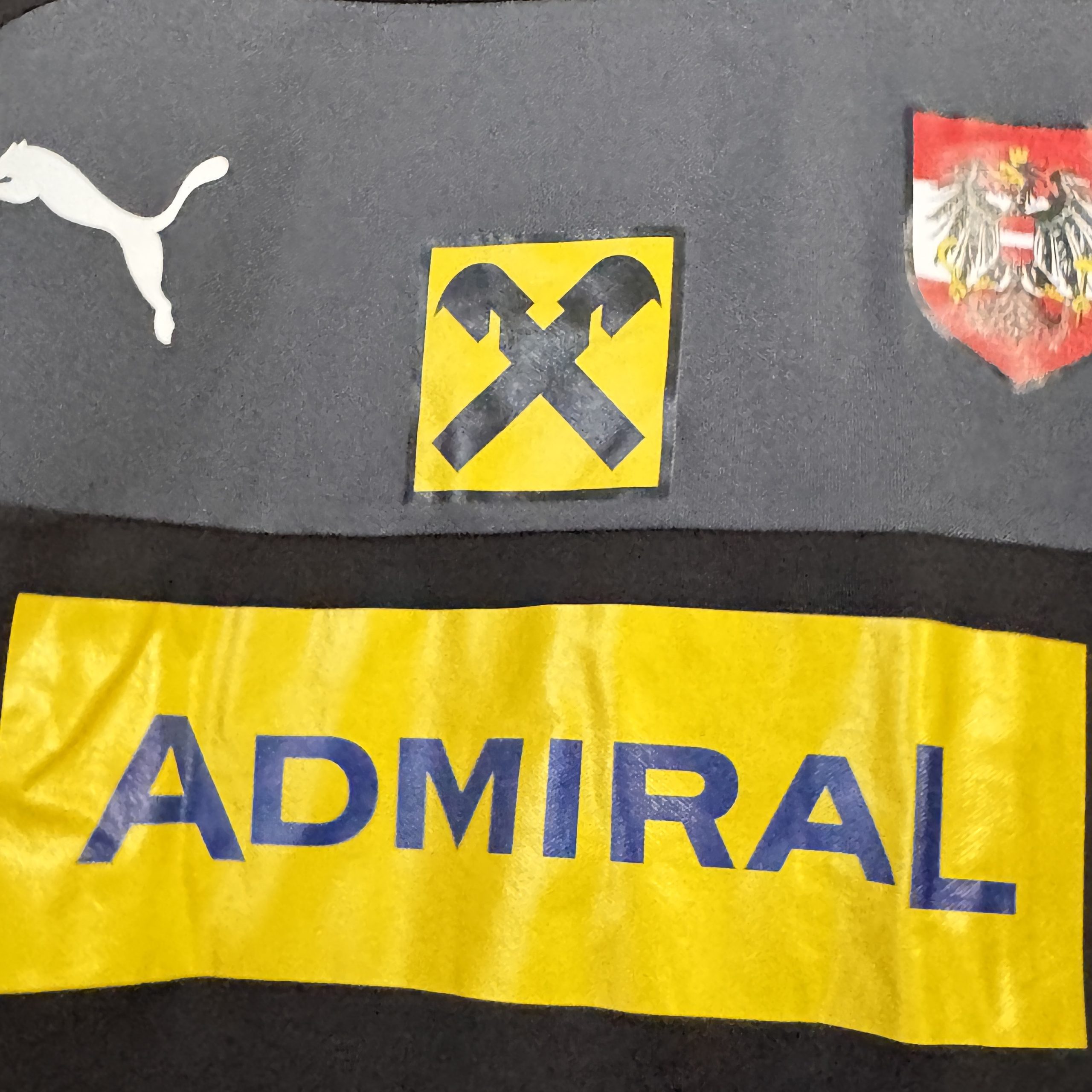 Puma Black & Grey Football Jersey Medium DryCELL 2380 image 6
