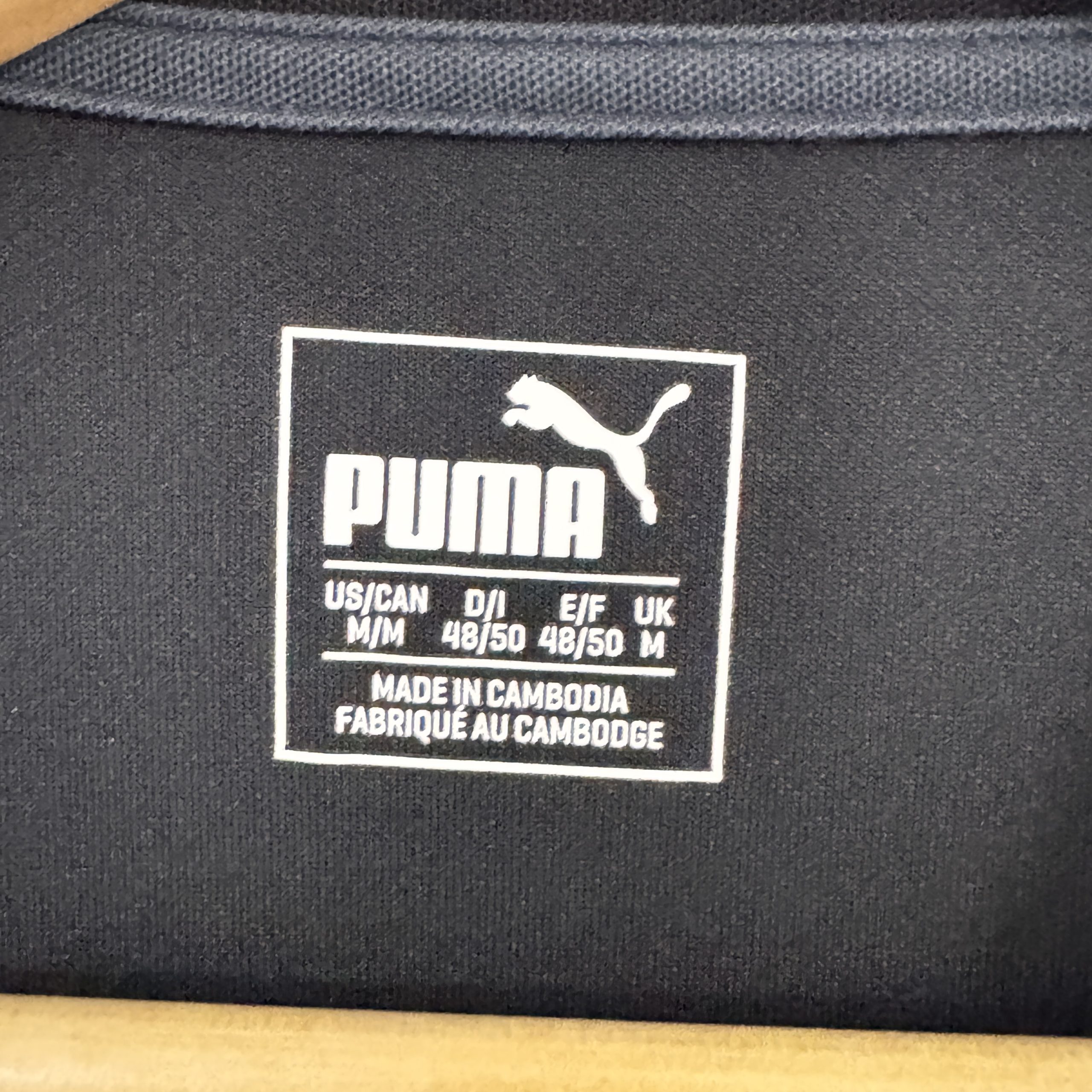 Puma Black & Grey Football Jersey Medium DryCELL 2380 image 9