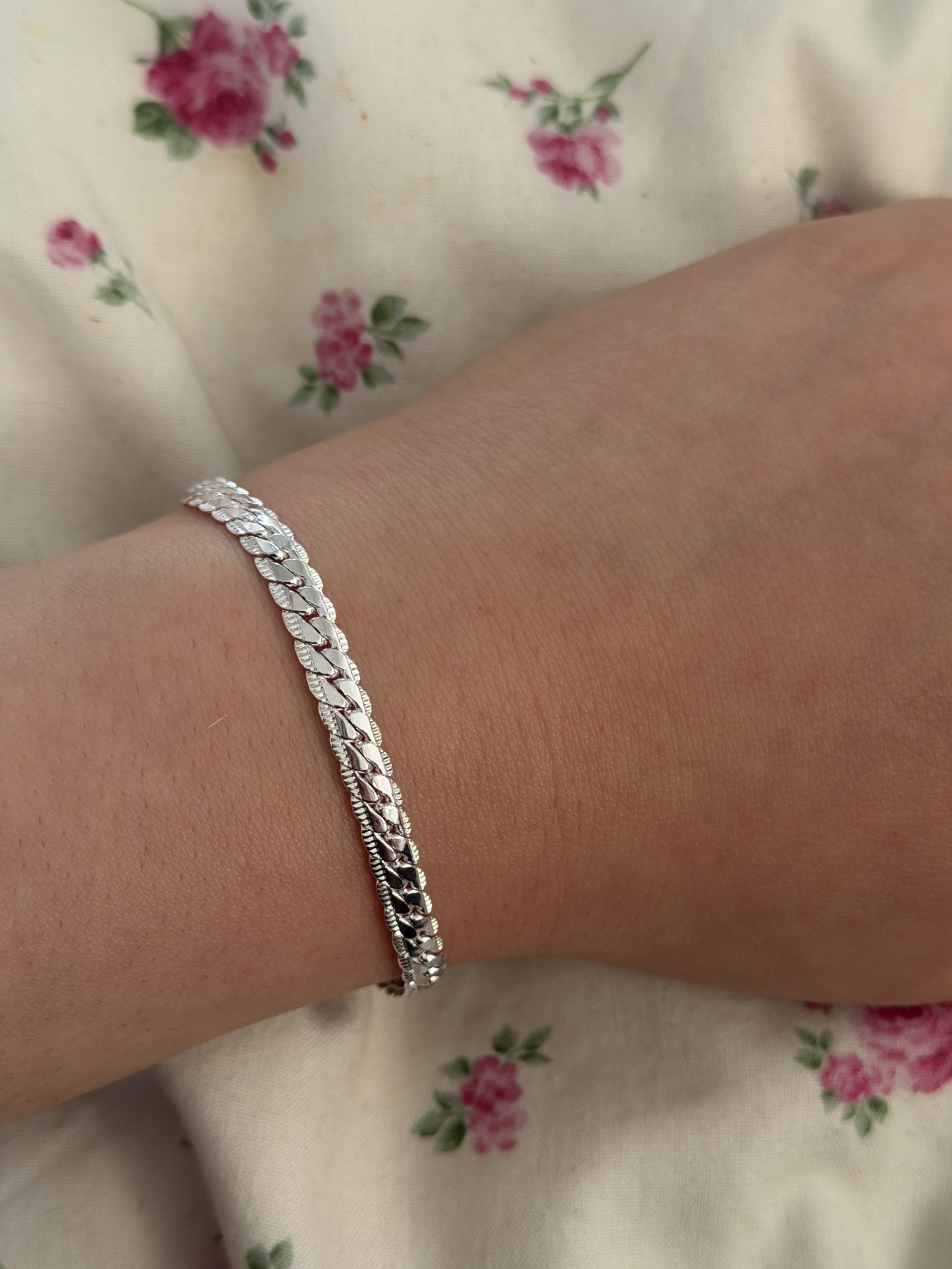 Sterling Silver Link Bracelet 925 Unisex J34-Jewel