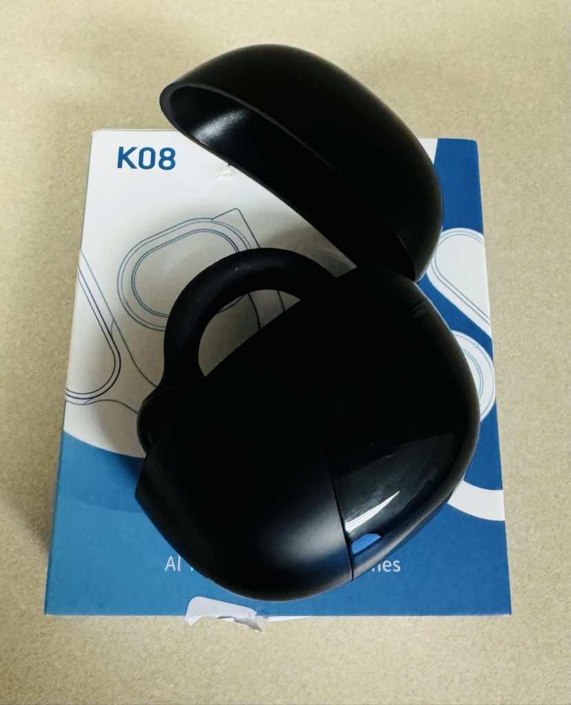 K08 Black AI Translation Headphones Wireless Earbuds
