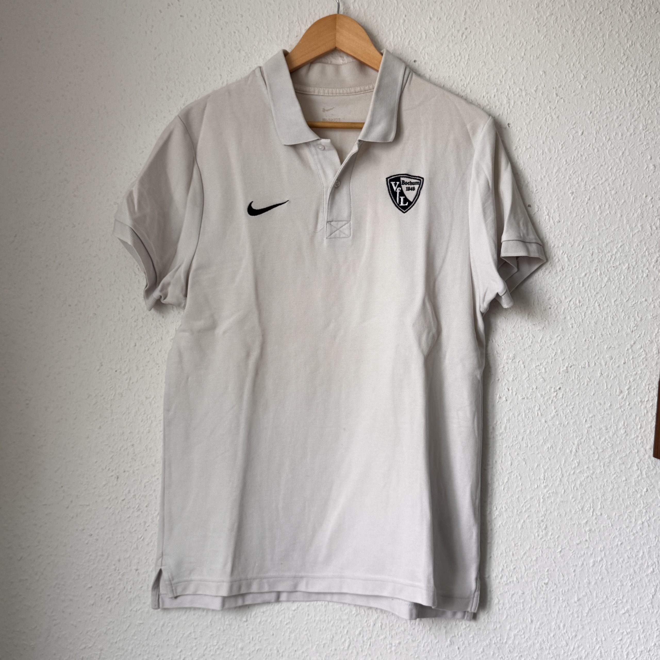 Nike White VfL Bochum Polo Shirt Medium Football 2392