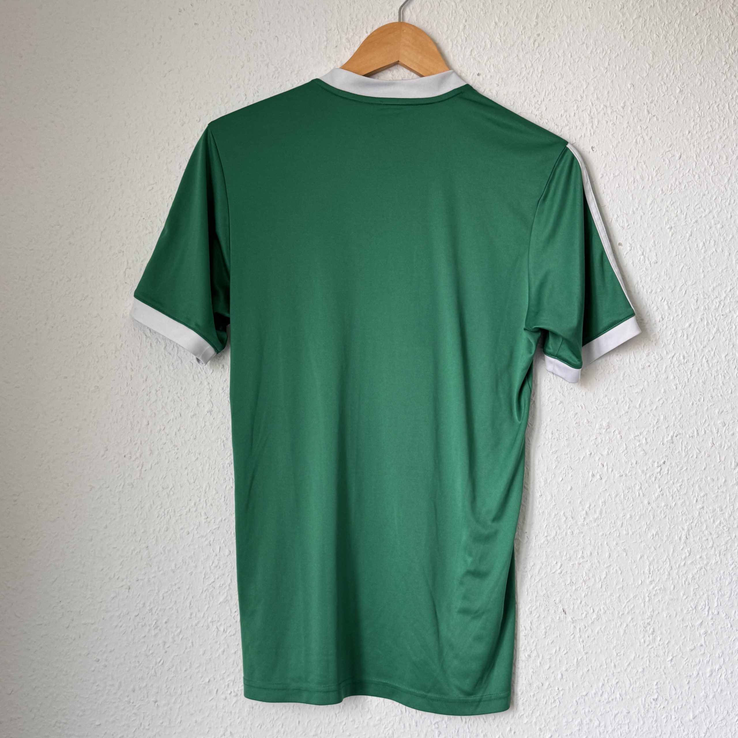 Adidas Green & White Football Shirt Medium Logo 2395 image 9