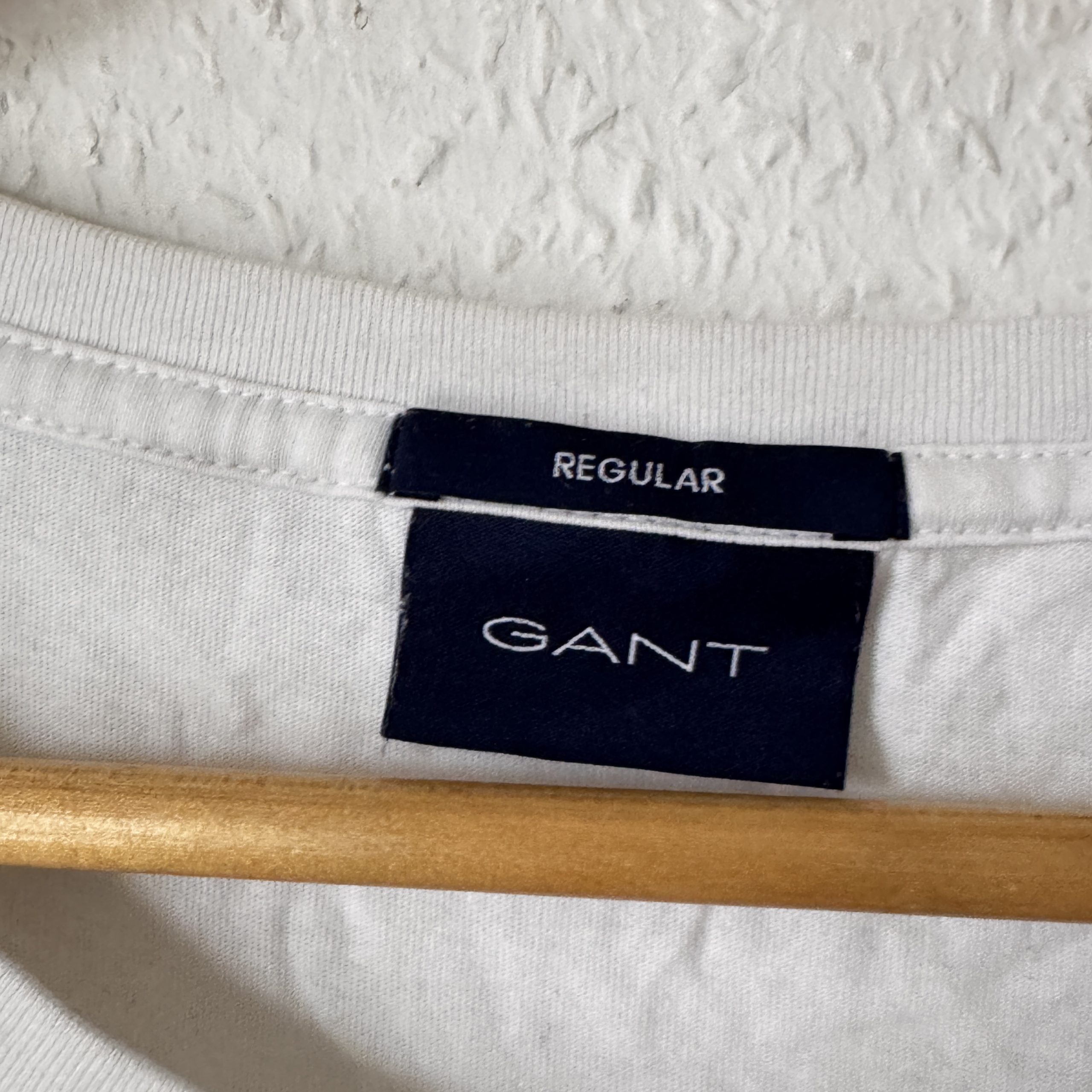 GANT White Cotton Crew Neck T-Shirt Large Regular Fit 2422 image 3