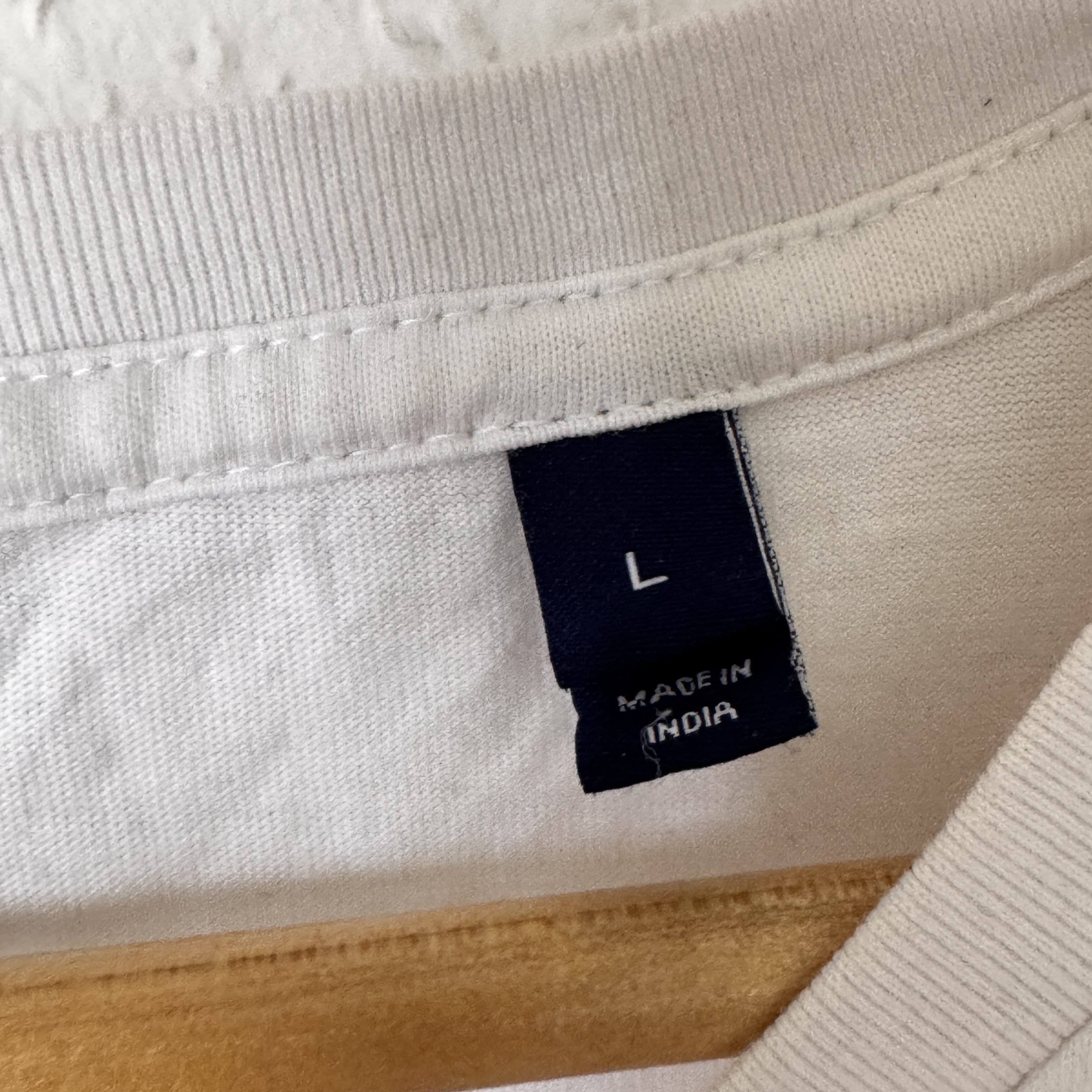 GANT White Cotton Crew Neck T-Shirt Large Regular Fit 2422 image 4