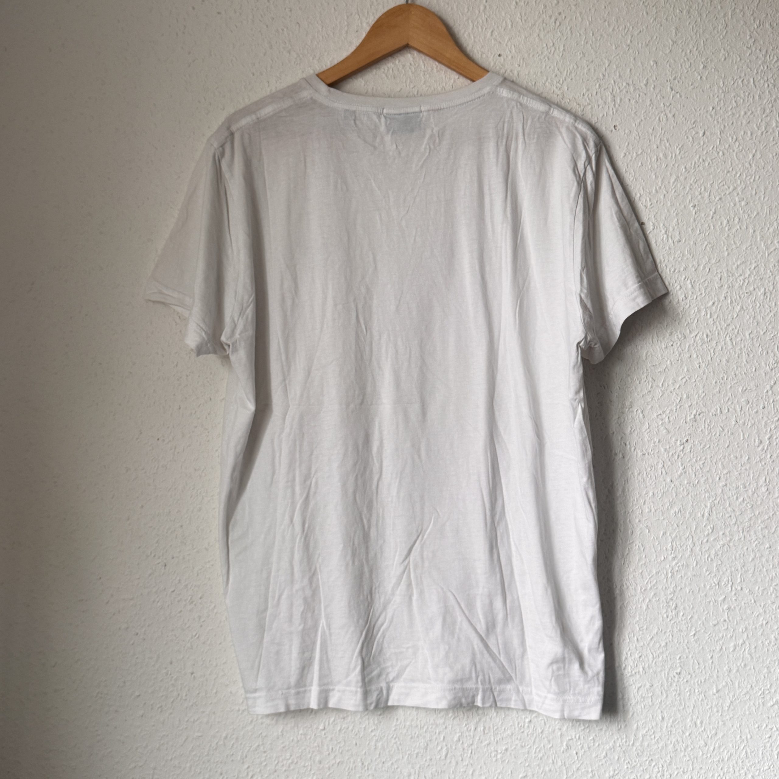 GANT White Cotton Crew Neck T-Shirt Large Regular Fit 2422 image 9