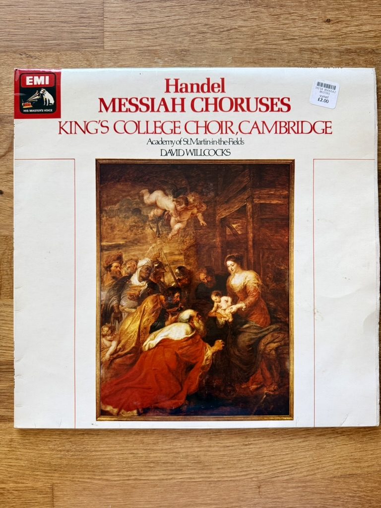 Handel Messiah Choruses Vinyl LP EMI King's College Choir