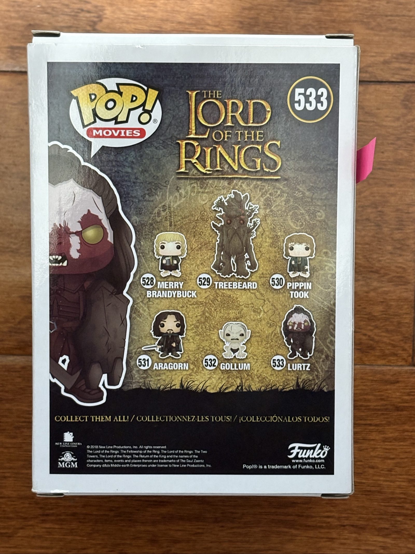 Funko Pop The Lord of the Rings Lurtz Vinyl Figure #533 image 2