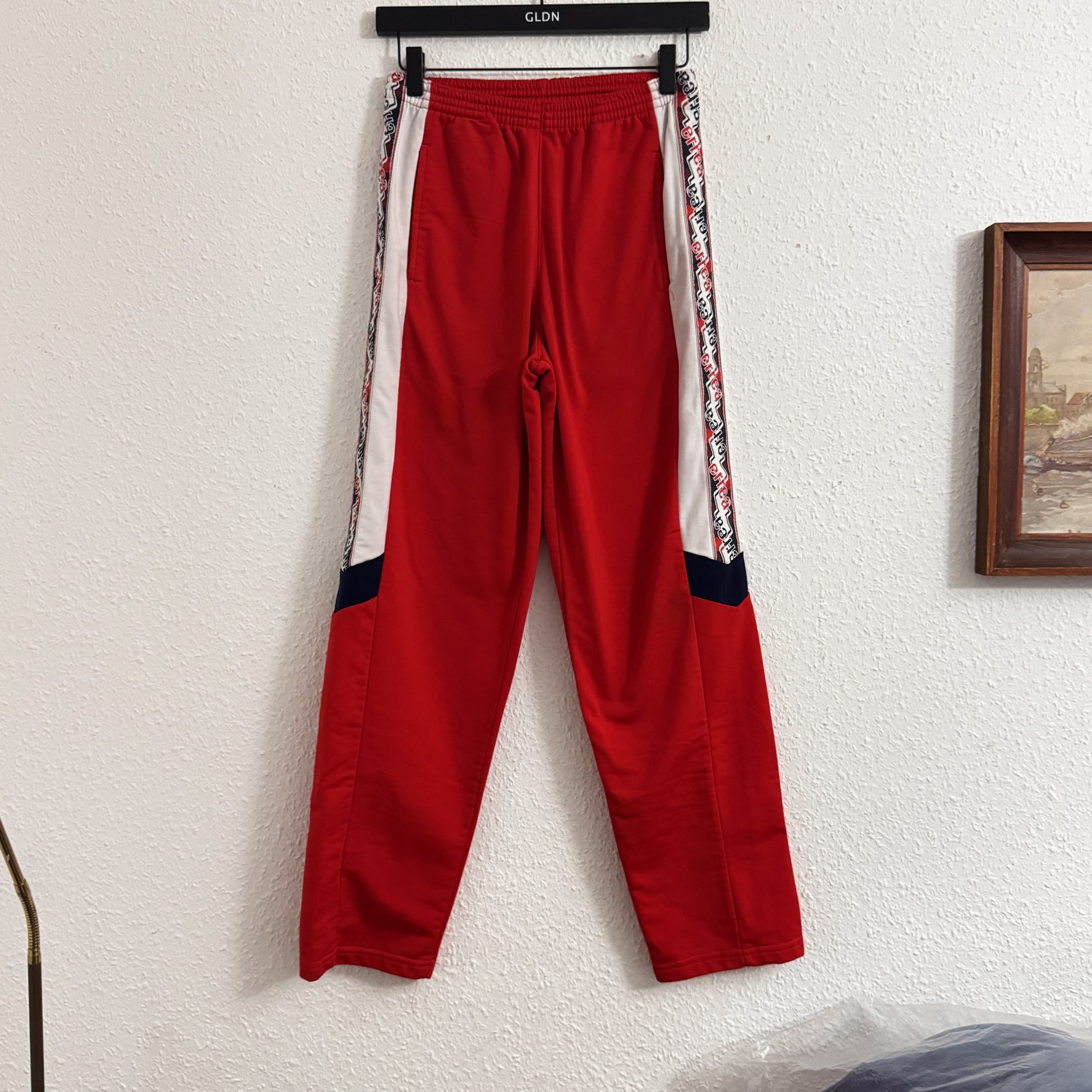Effea Red & White & Navy Track Pants Large 2466