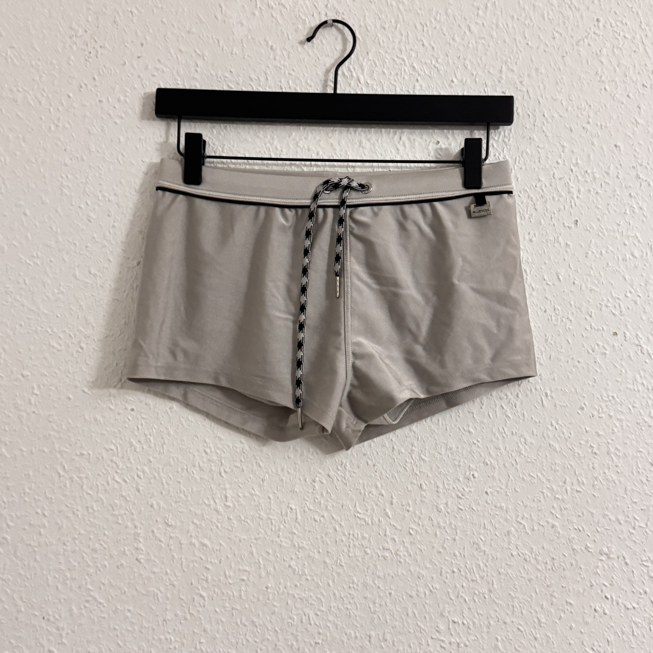 Allencox Beige Swim Shorts Size 36 with Drawstring 2471