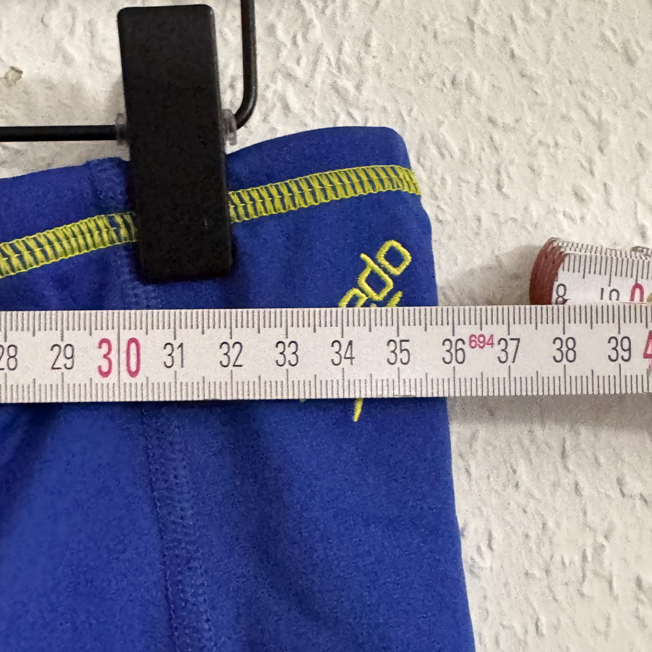 Speedo Blue Swim Shorts Size 30cm with Yellow Stitching 2473 image 5