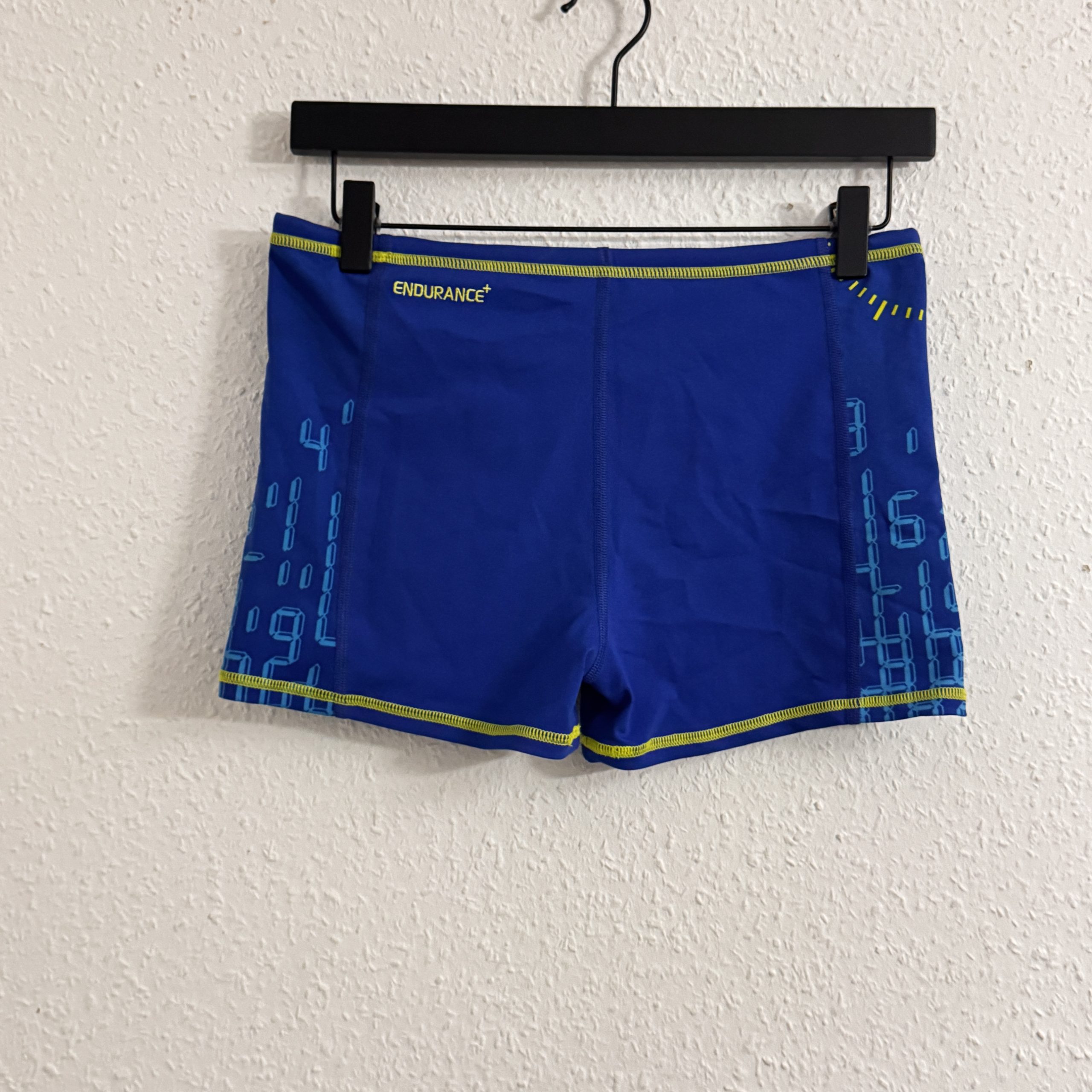Speedo Blue Swim Shorts Size 30cm with Yellow Stitching 2473 image 8