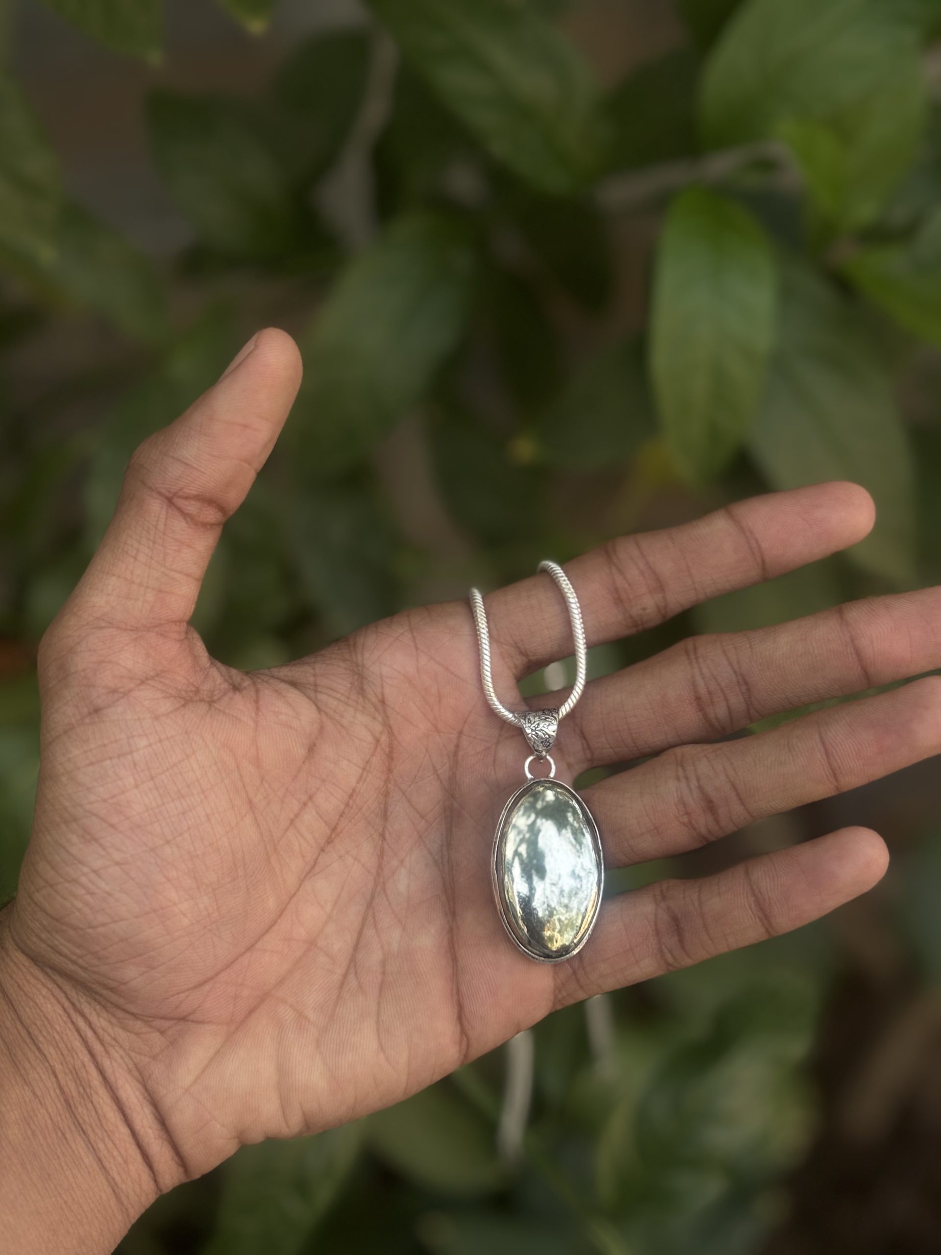 Pyrite Pendant with Chain – Lab Certified Natural Healing Crystal Necklace