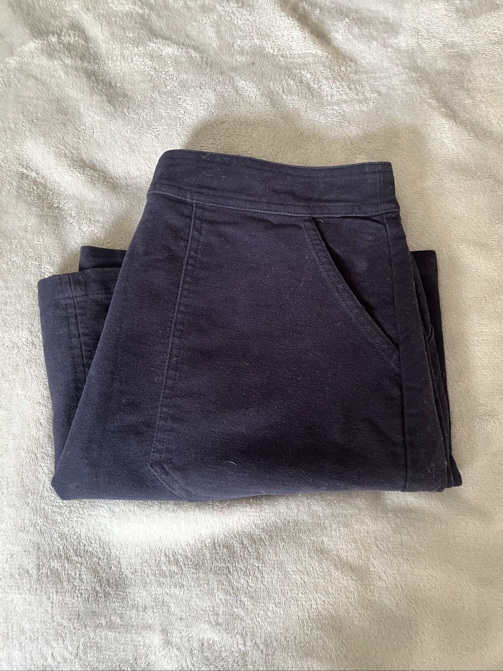 Boden Navy Cotton Stretch Mini Skirt UK 12 image 5