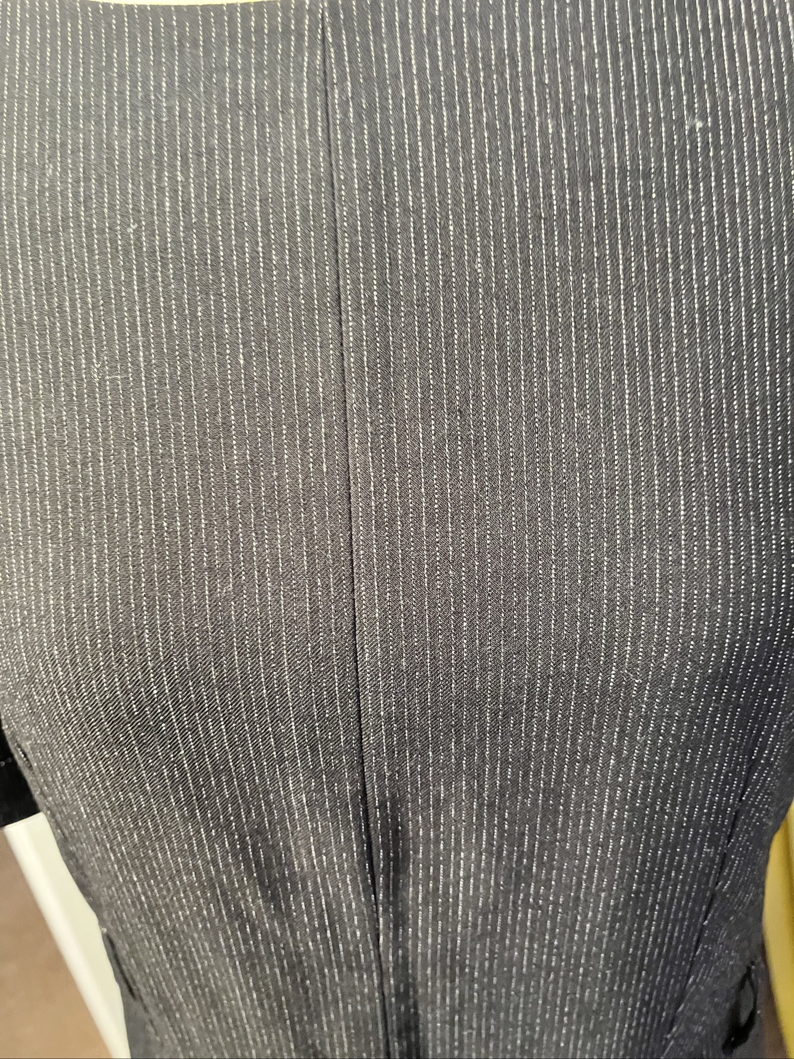 Next Black & Grey Pinstripe Dress UK 14 image 2