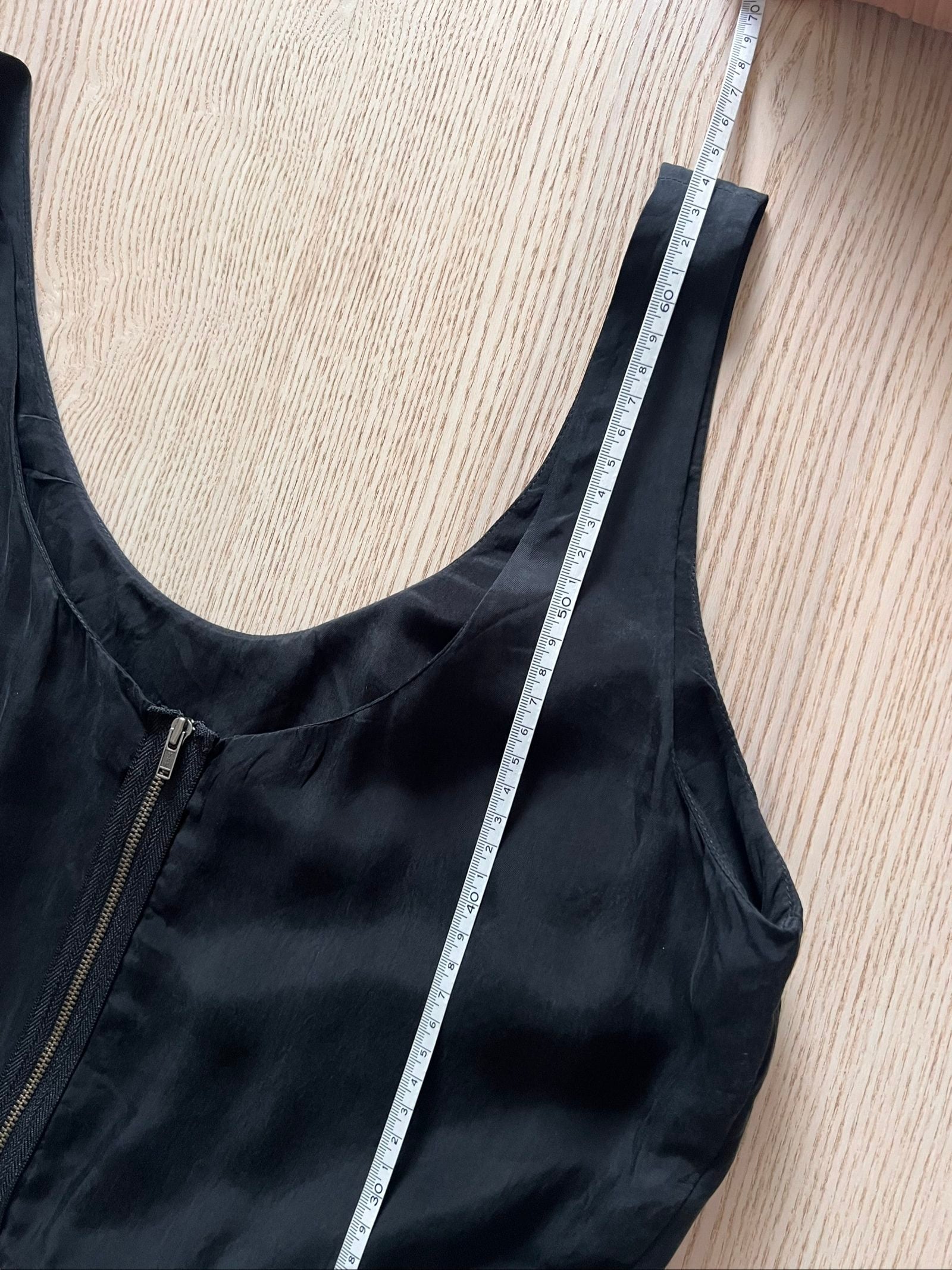 COS Black & White Peplum Sleeveless Top Elegant Layered Design image 8