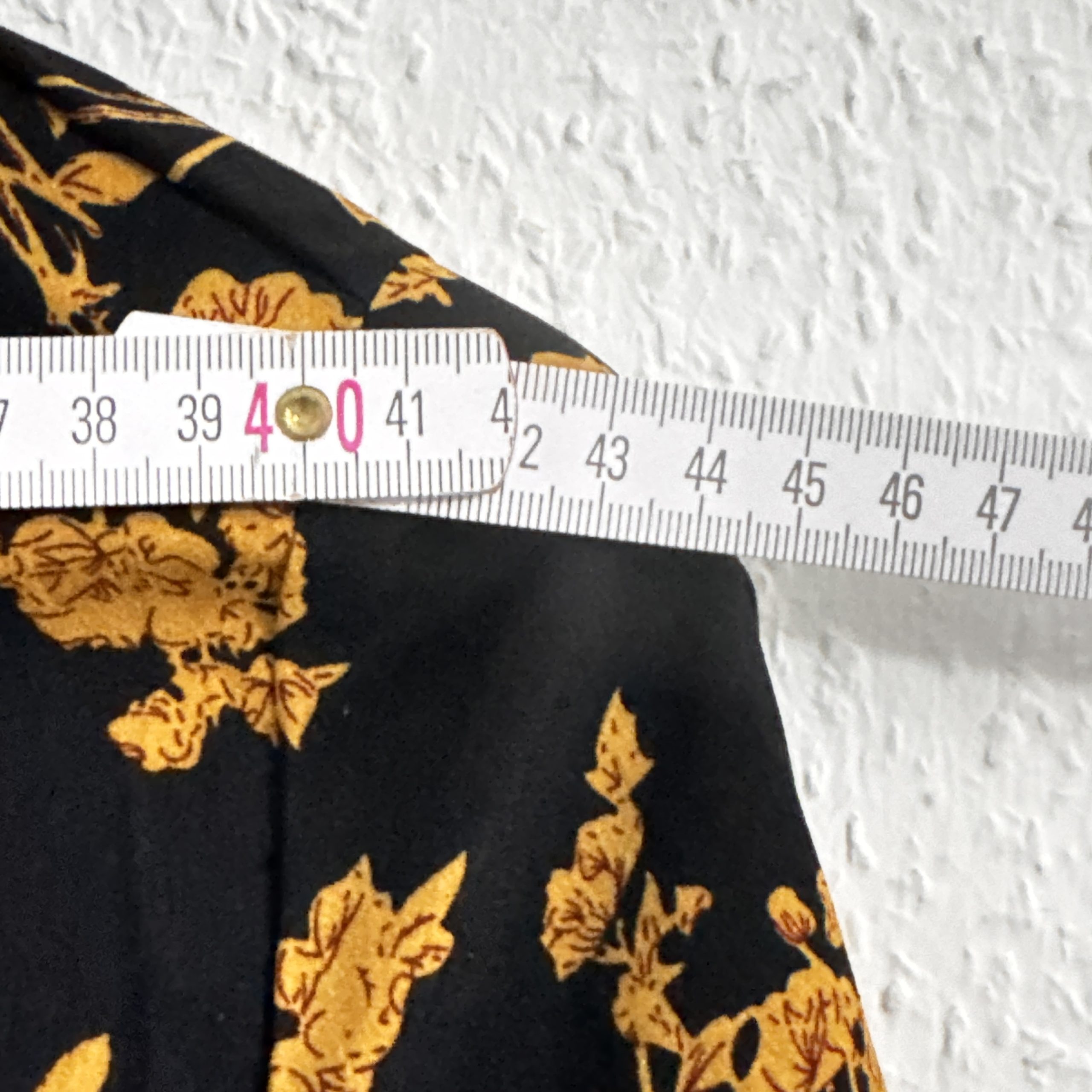 Black & Mustard floral long Sleeve Dress 2500 image 9