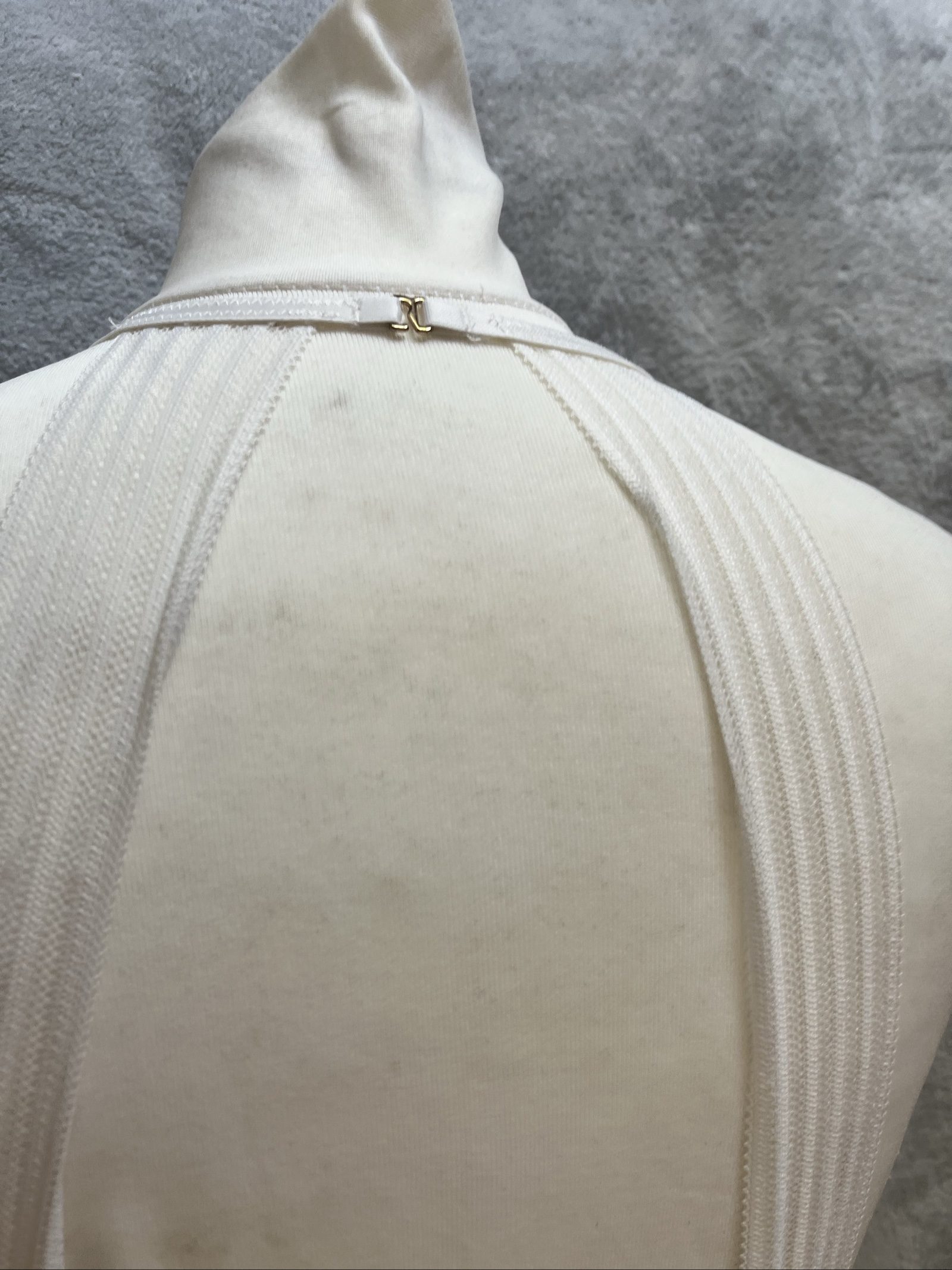 Janet Reger White Lace Appliqué Bodysuit UK 12 image 5
