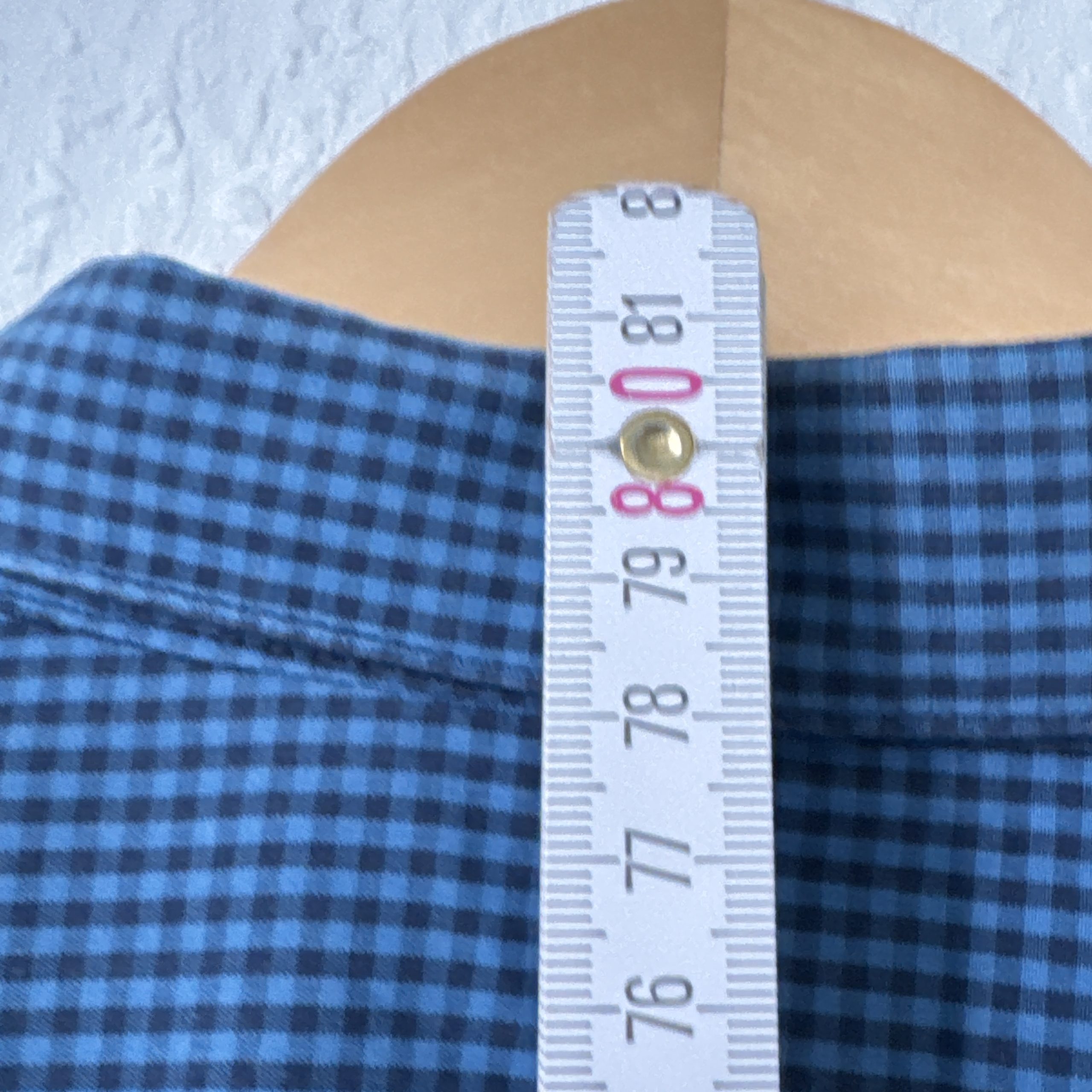 Tom Tailor Blue Checked Fitted Shirt XL Made in Indonesia 2523 image 10