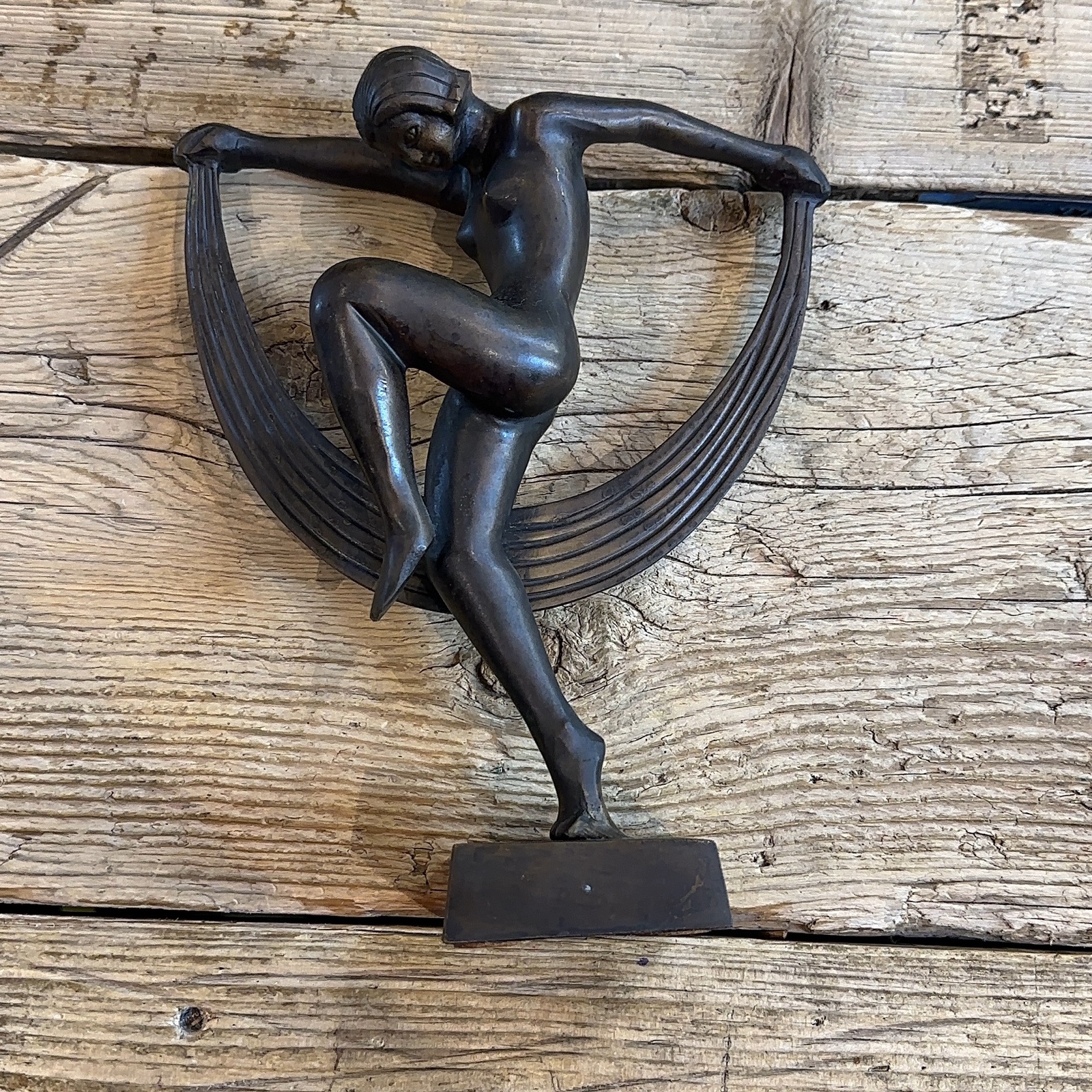 Bronze Art Deco Style Dancing Woman Sculpture