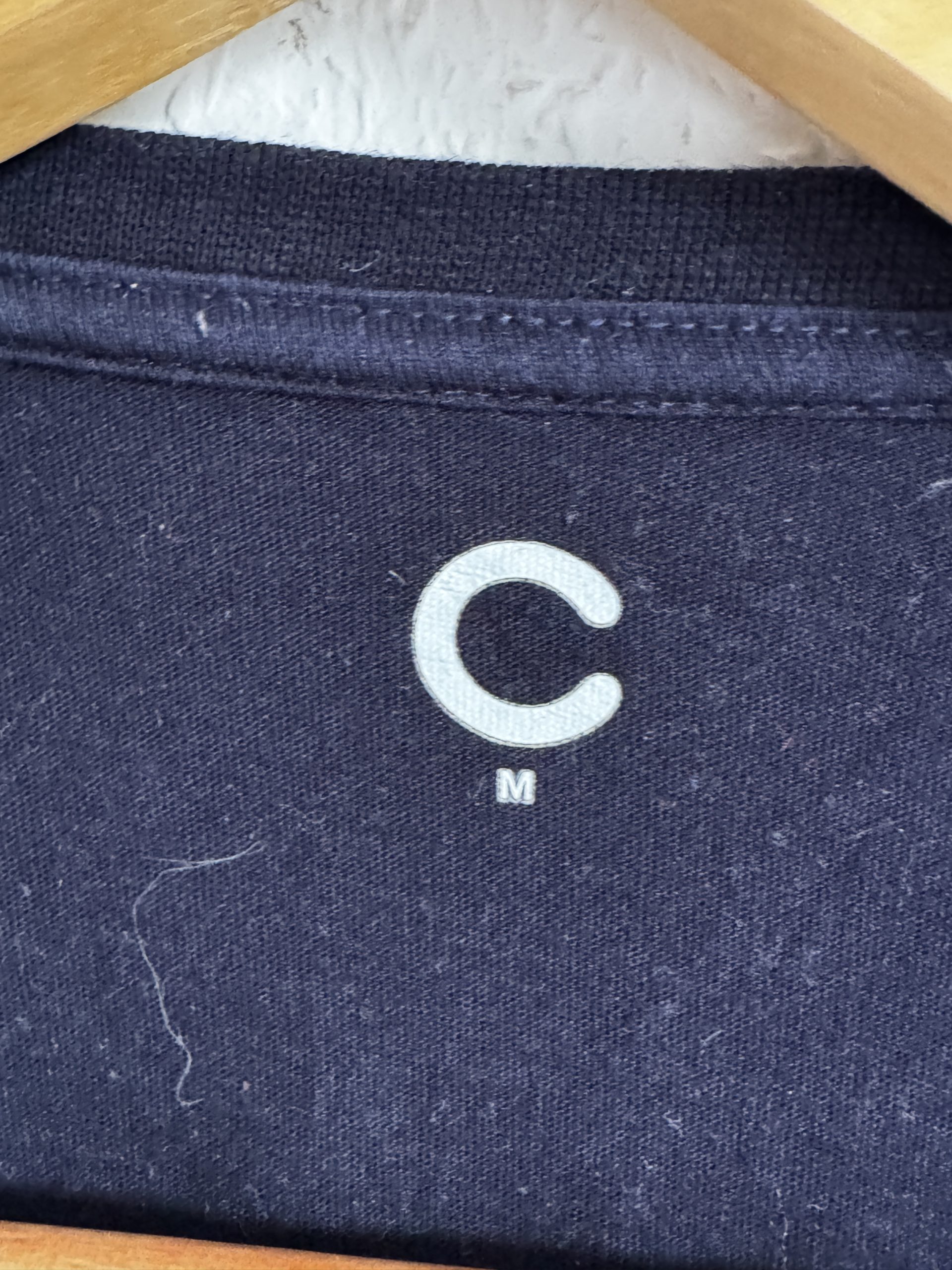 Champion Navy Blue Logo Men's T-Shirt Medium 112 image 3