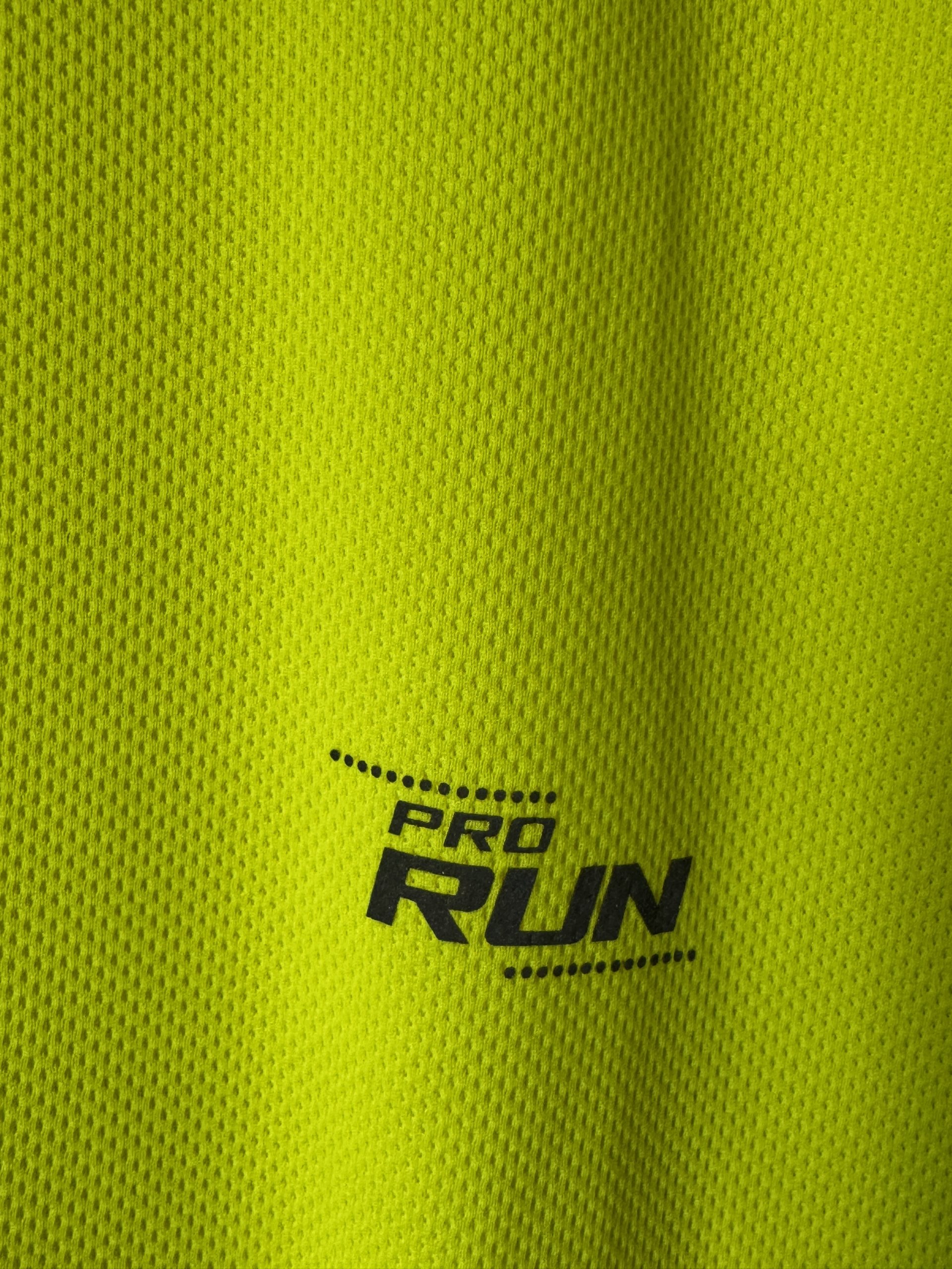 Crivit Neon Yellow Sports T-Shirt Large 100% Polyester Pro Run 653 image 3