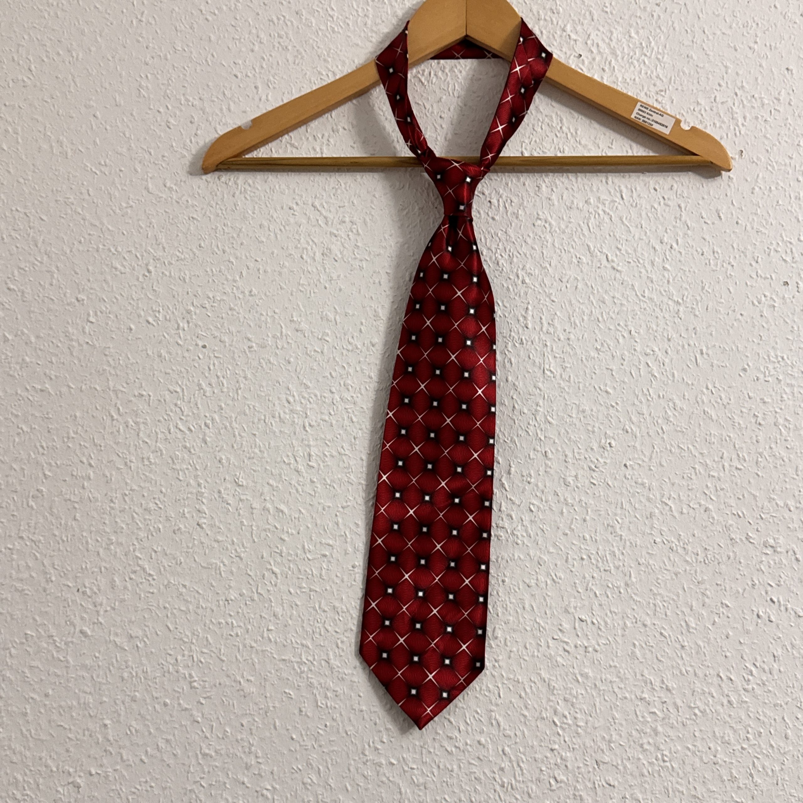 Unbranded Red Patterned Men's Neck Tie 2552
