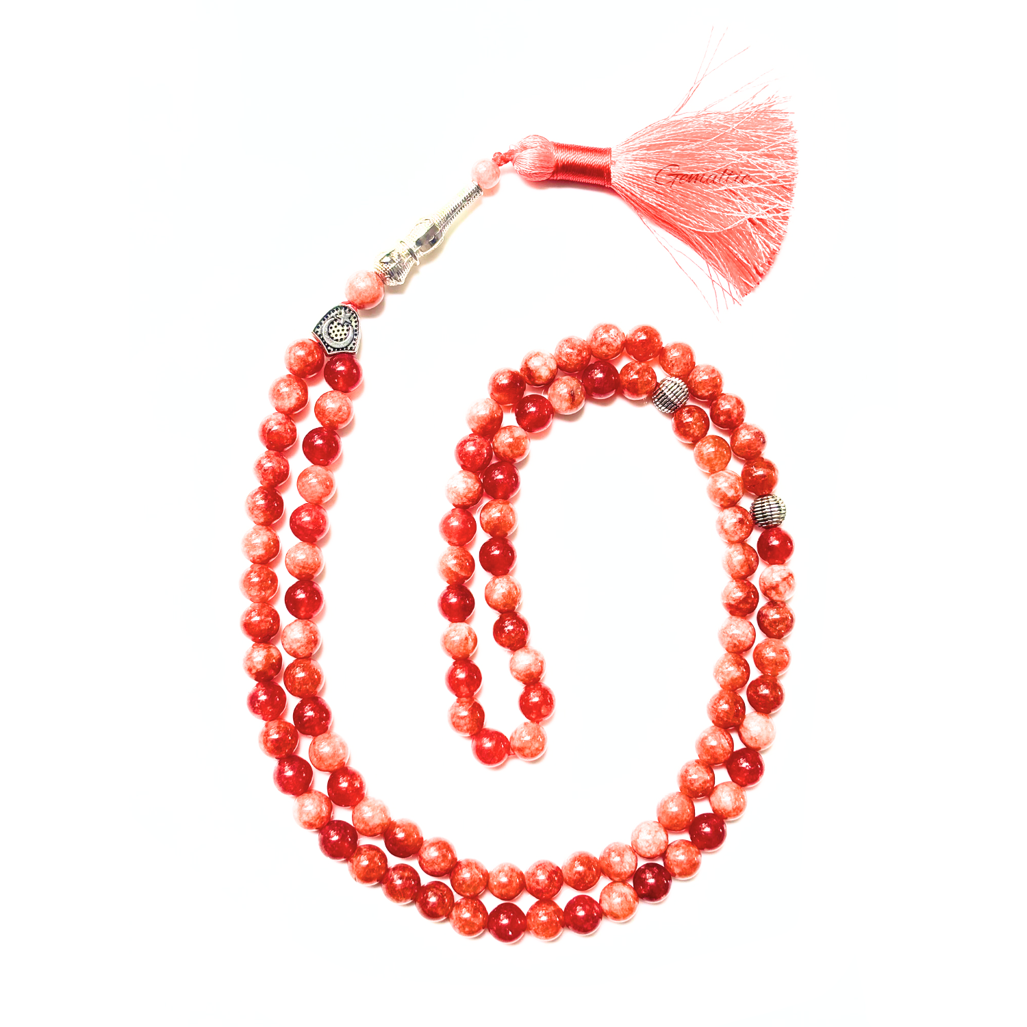Sunstone Tasbih 8MM – 99+1 Beads | 100% Natural Certified Handmade Stone Tasbih