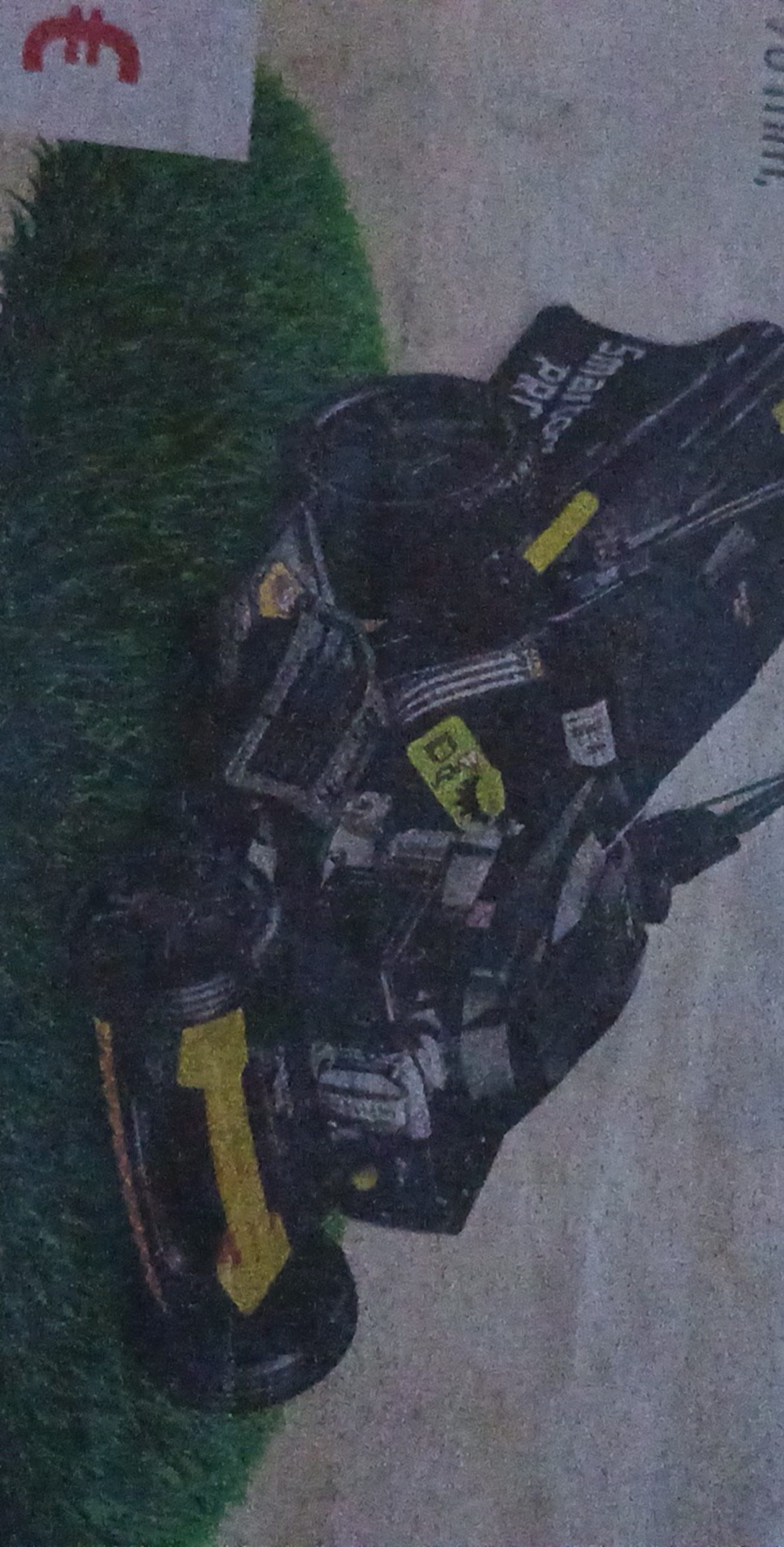 Smart Cut Lawn Mower Black & Yellow Electric Lawn Mower