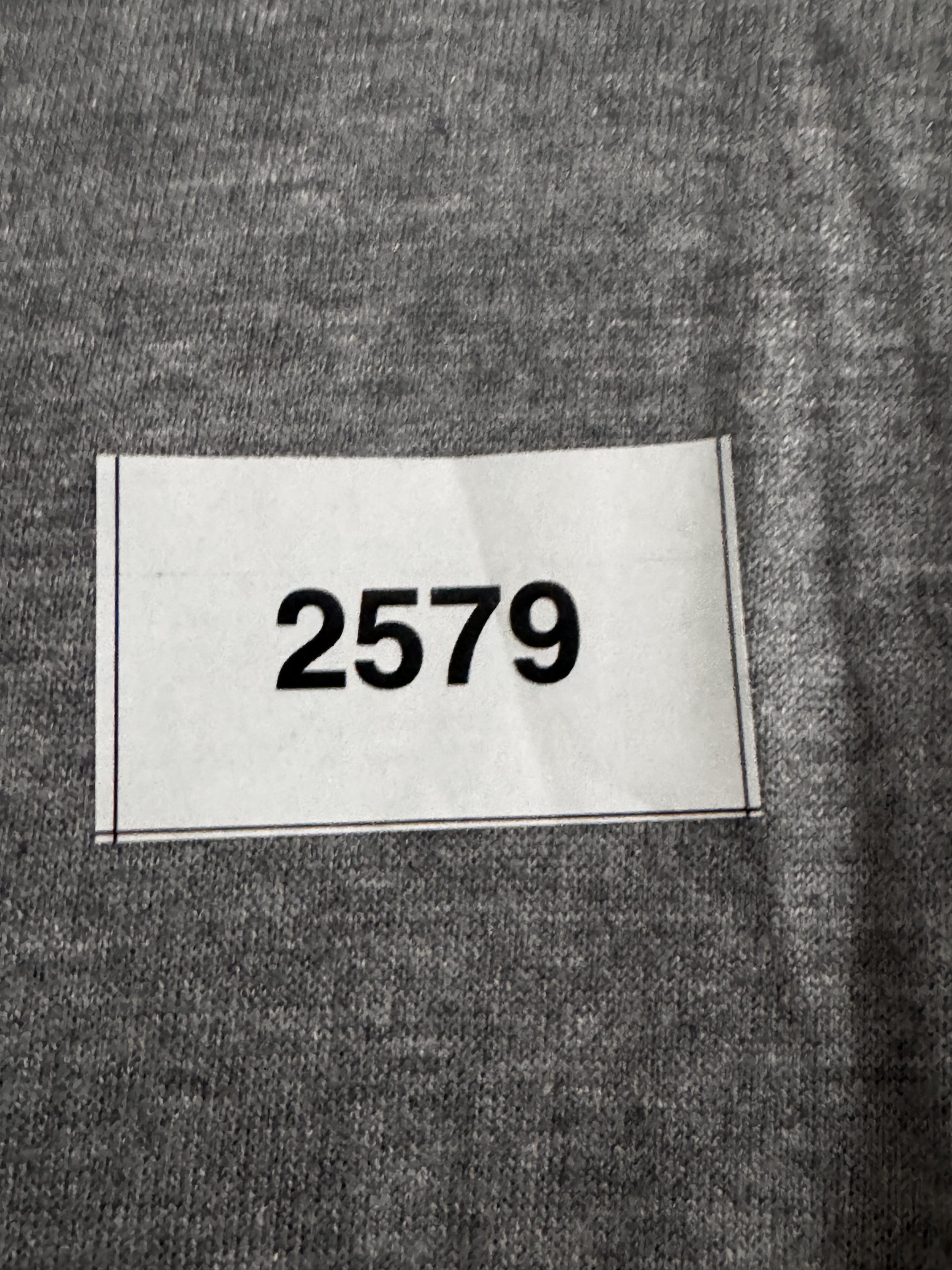 Unbranded Grey & White Layered Look Long Sleeve Top M 2579 image 7