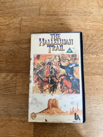 Warner The Hallelujah Trail VHS Movie Universal
