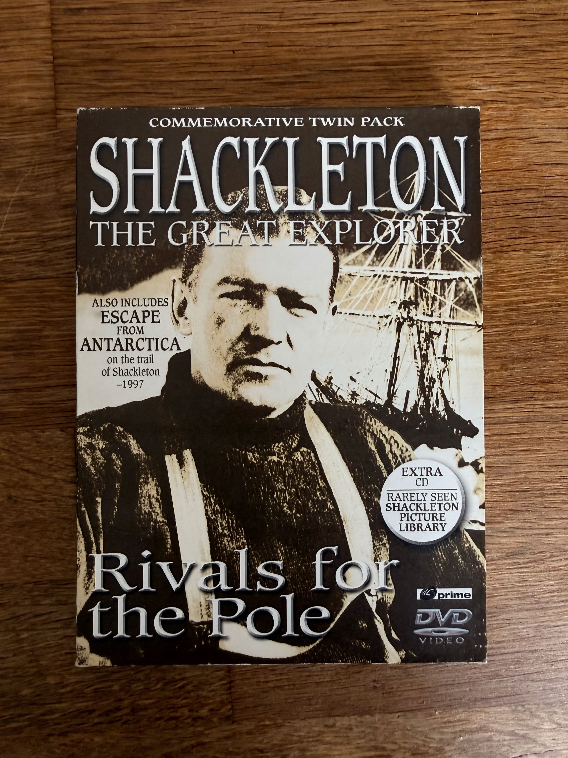 Shackleton The Great Explorer Rivals for the Pole DVD Twin Pack