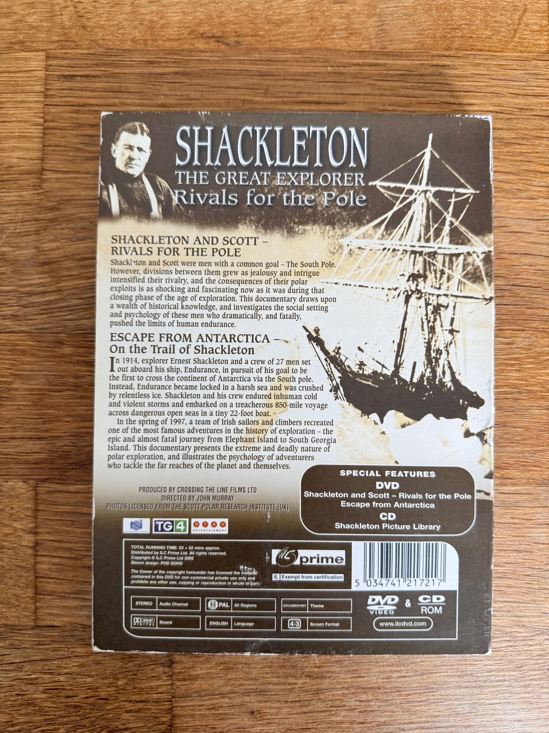 Shackleton The Great Explorer Rivals for the Pole DVD Twin Pack image 3