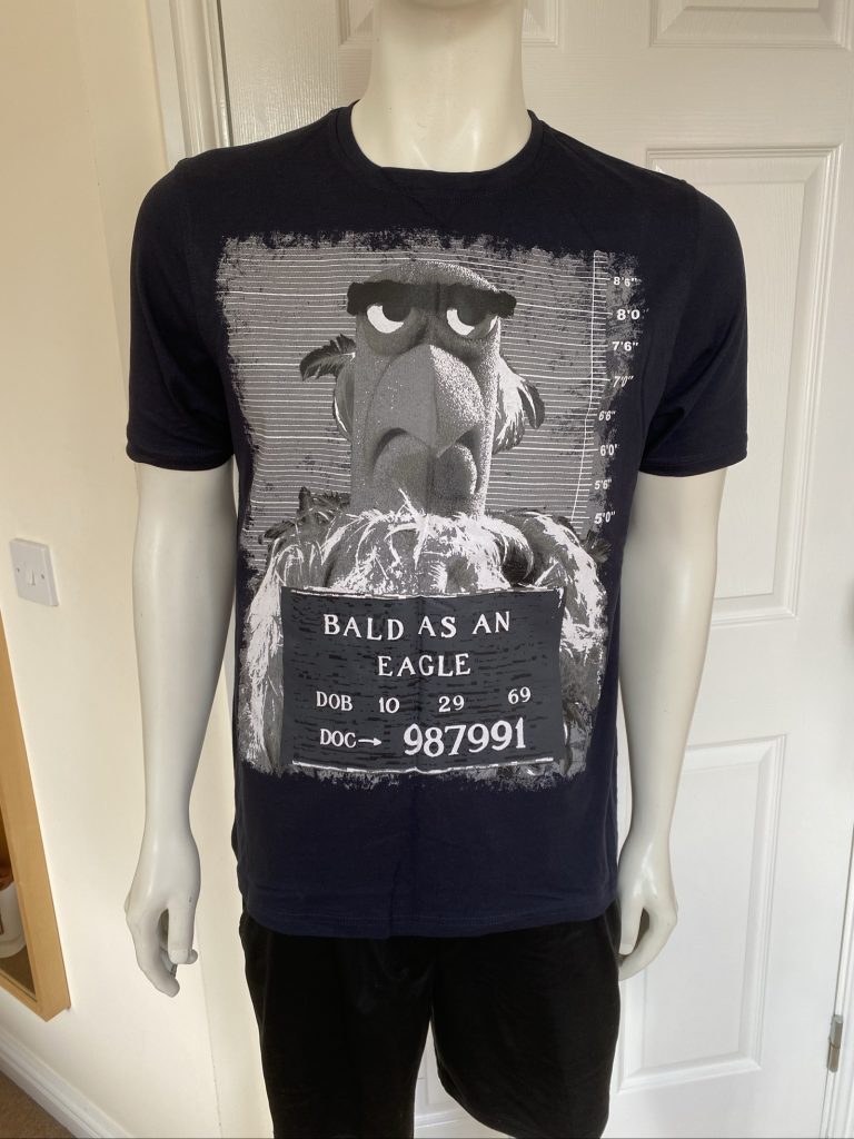 George Navy Bald Eagle Graphic T-Shirt - Size Medium, BNWT
