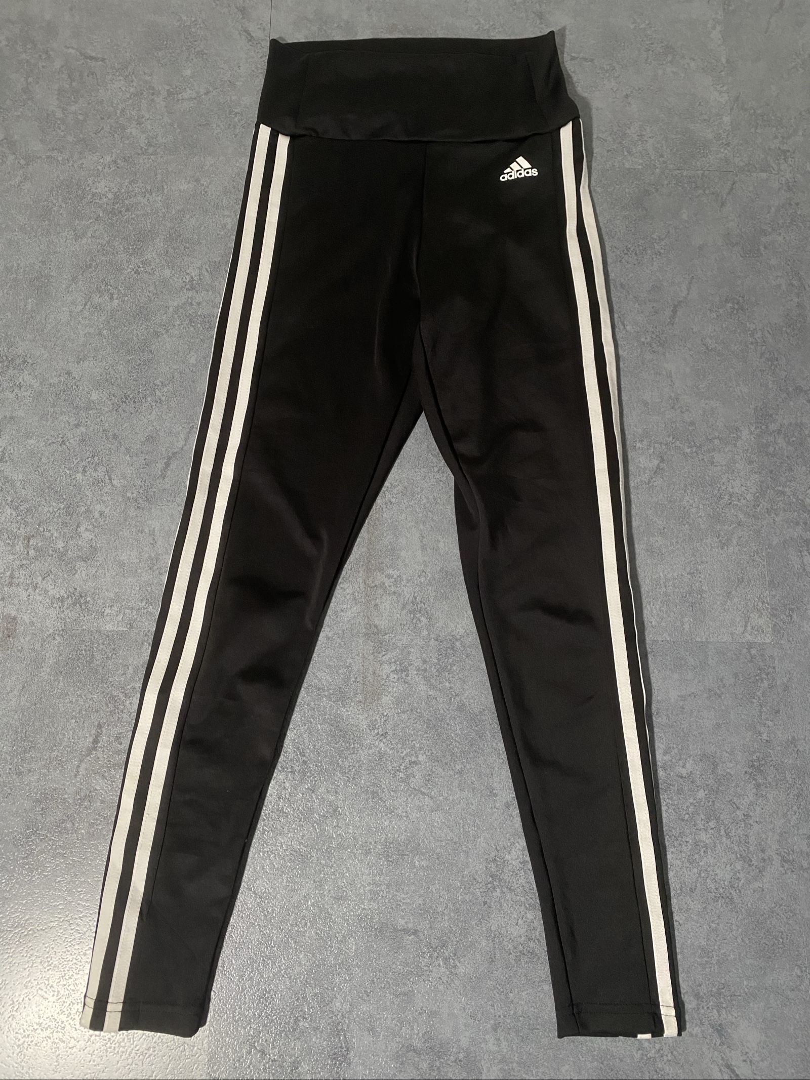 Adidas Black & White Leggings XS Aeroready High Waist