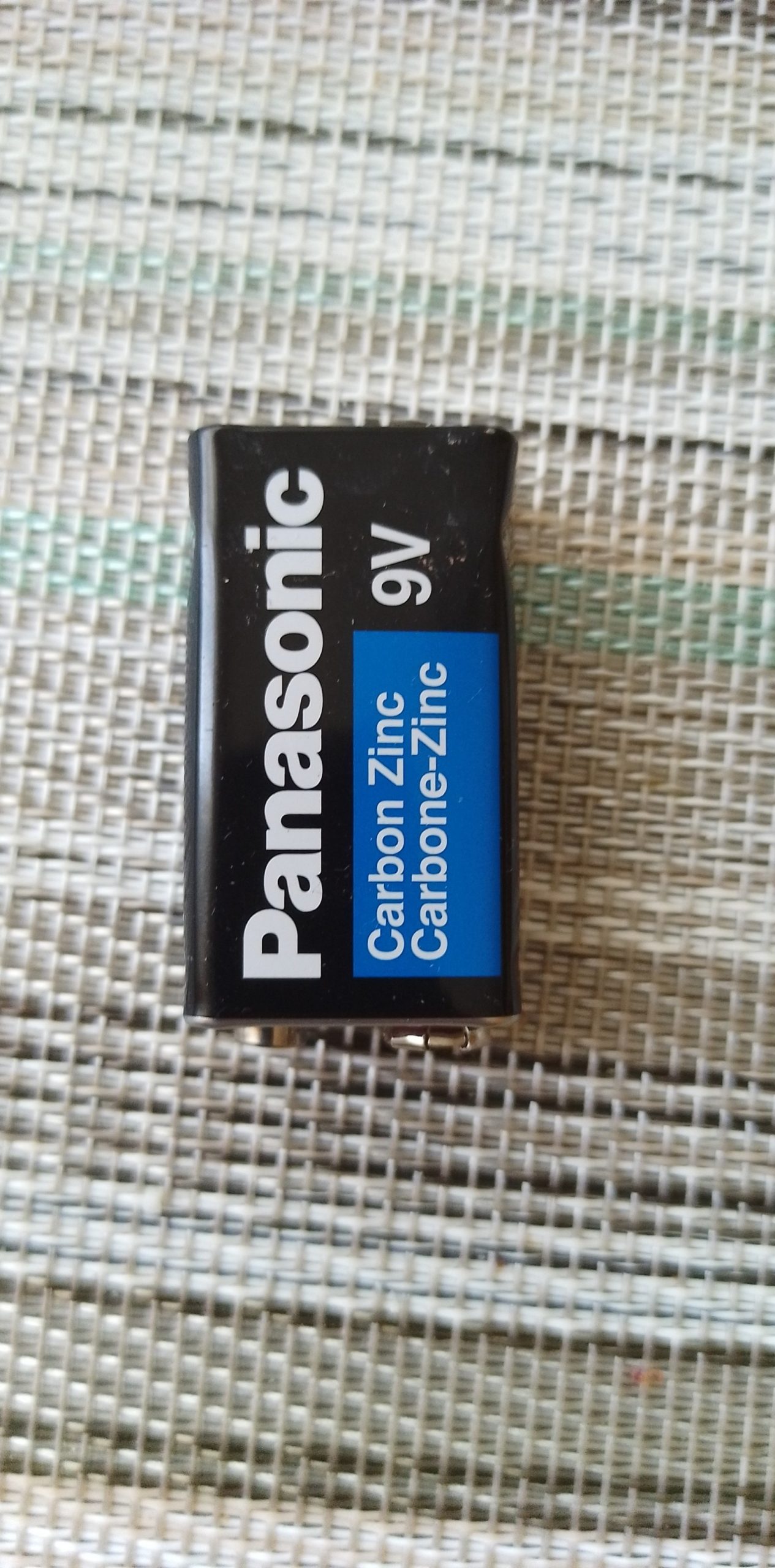 Panasonic Black 9V Carbon Zinc Battery