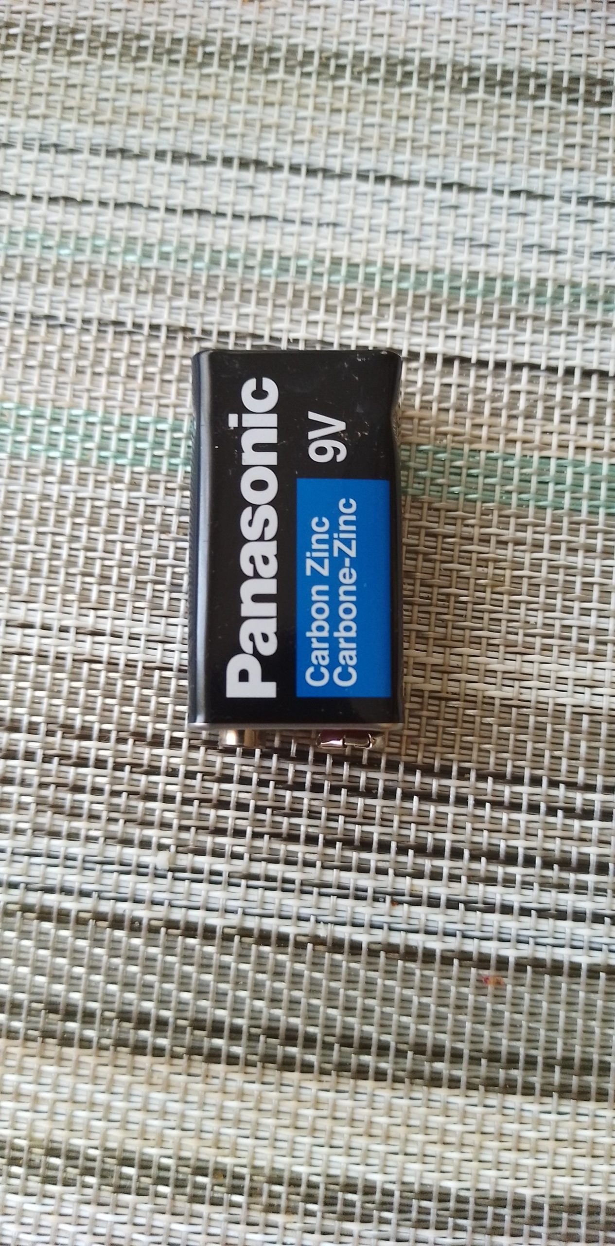 Panasonic Black 9V Carbon Zinc Battery