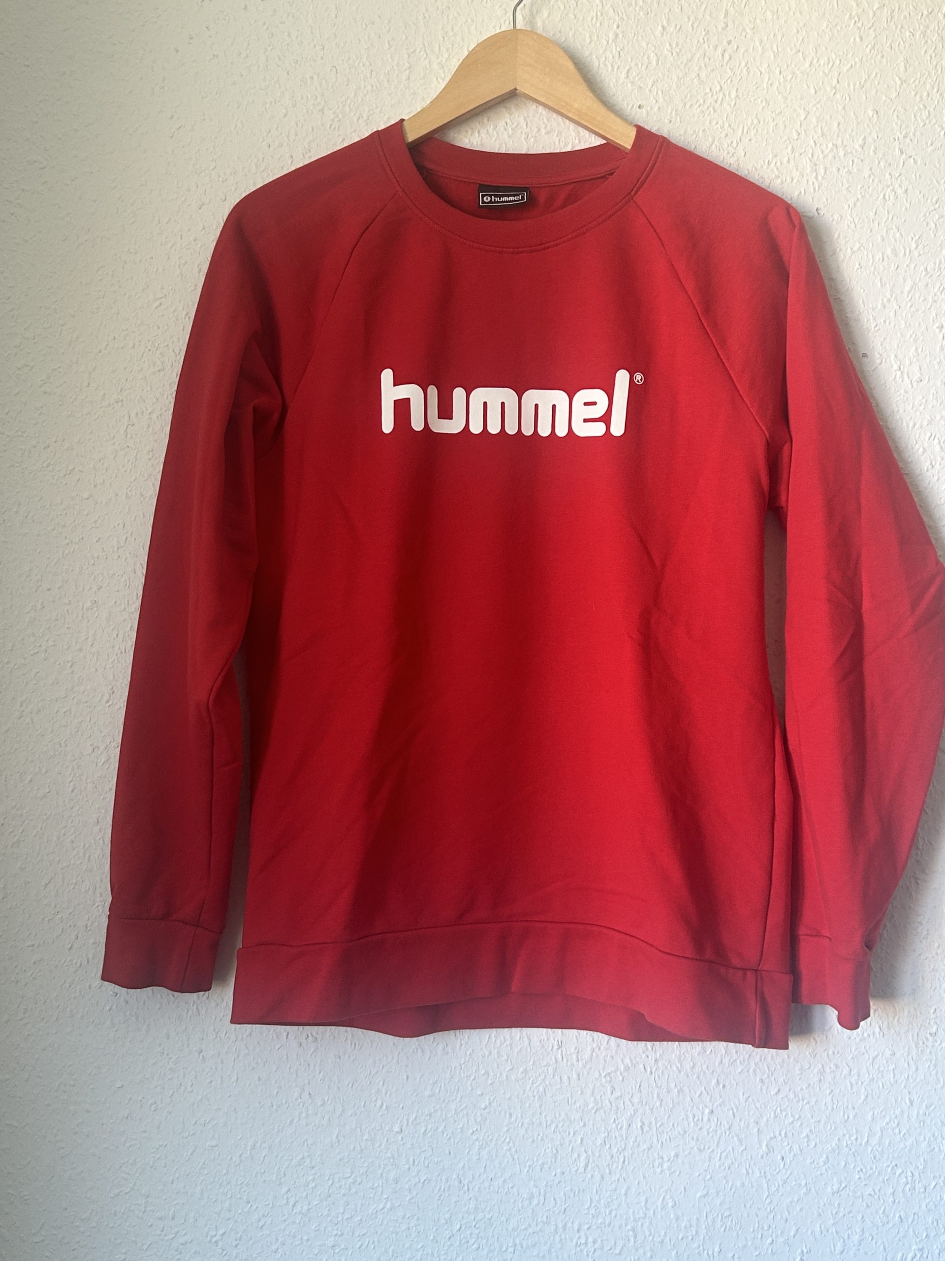 Hummel Red Sweatshirt Small Classic Logo 2113 image 2