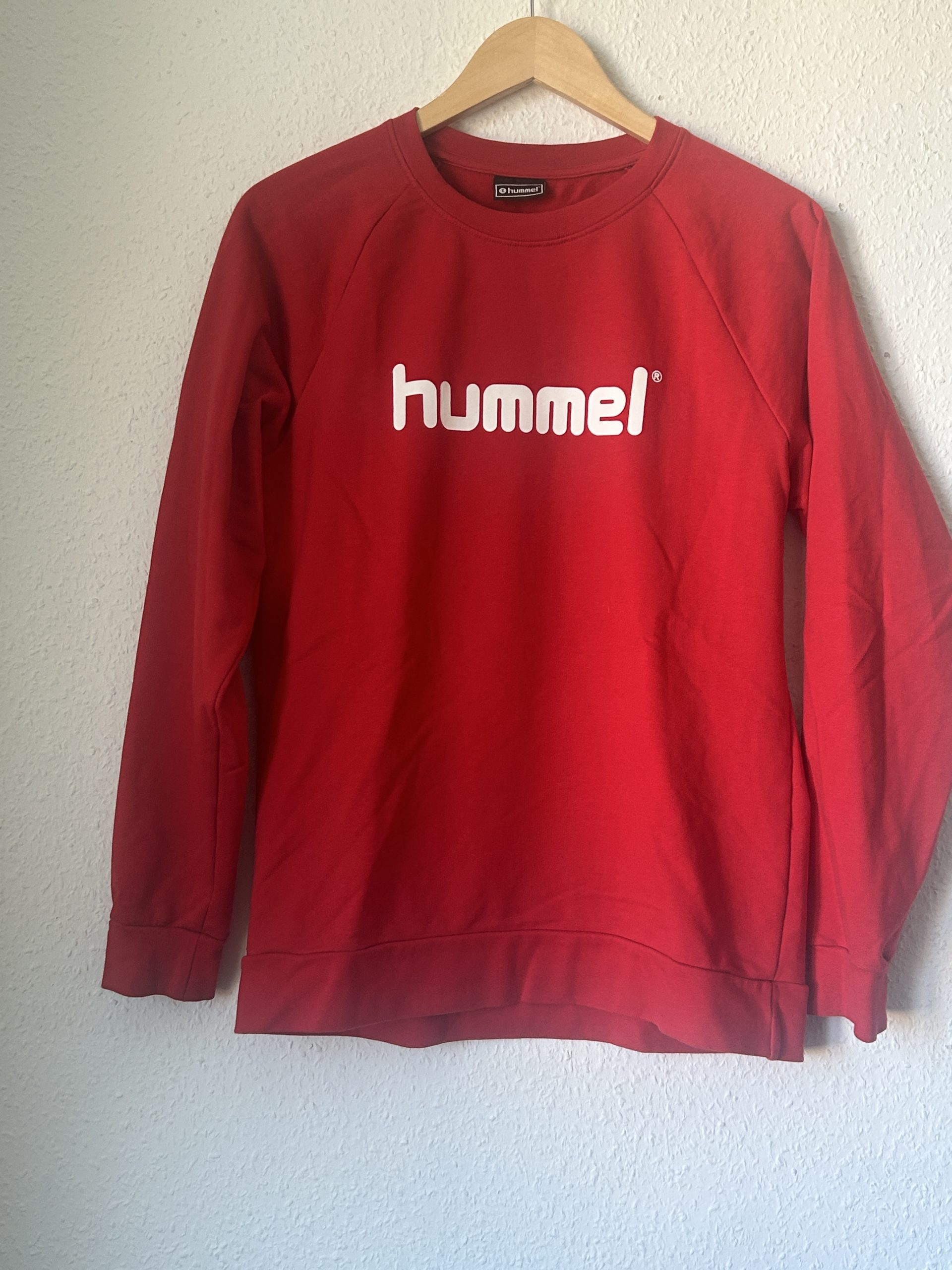 Hummel Red Sweatshirt Small Classic Logo 2113 image 3
