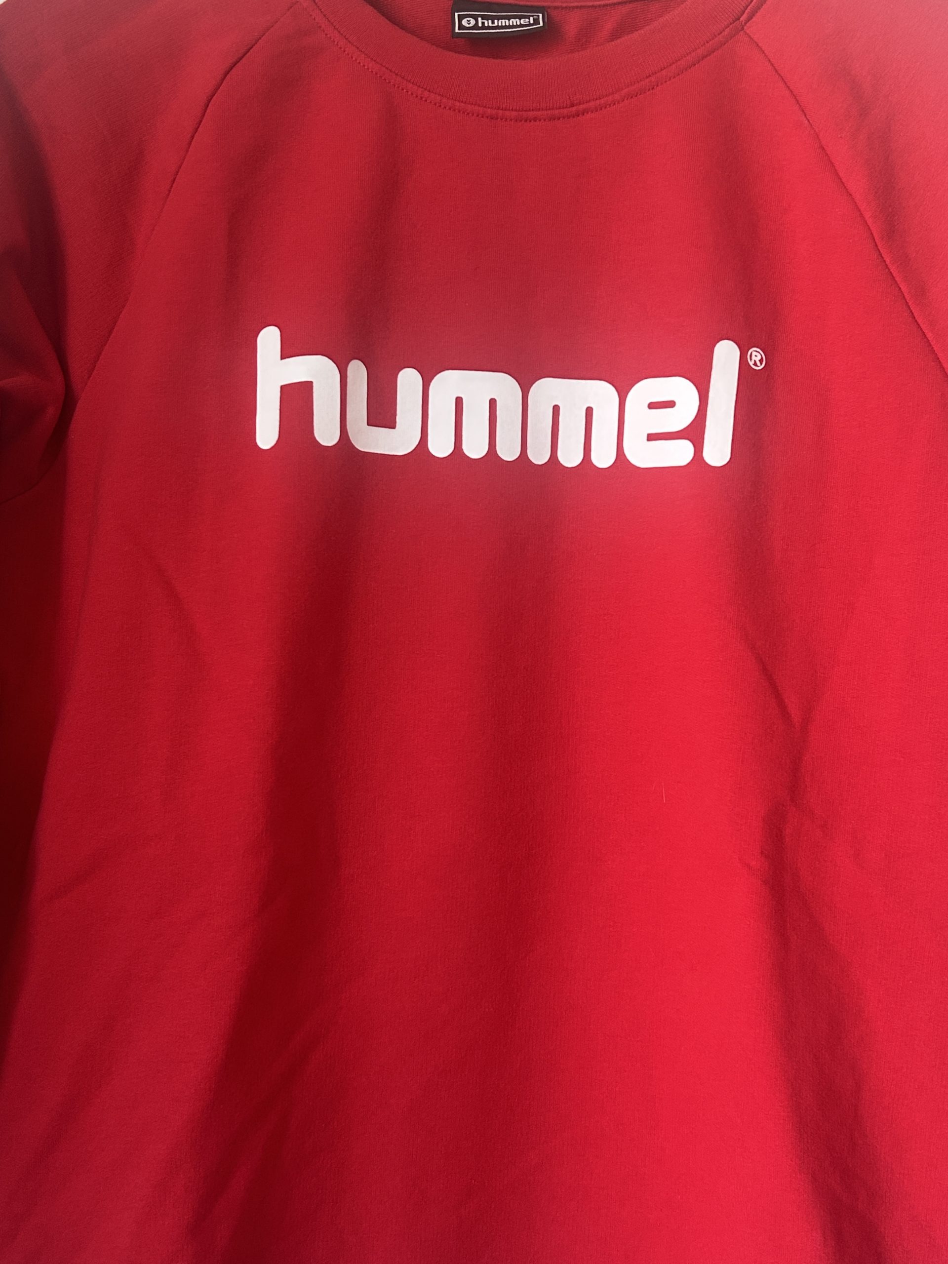 Hummel Red Sweatshirt Small Classic Logo 2113 image 4